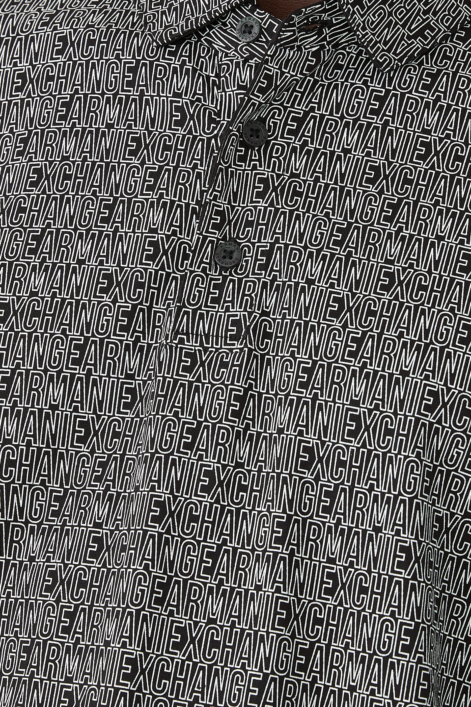Logo Pattern Polo Shirt