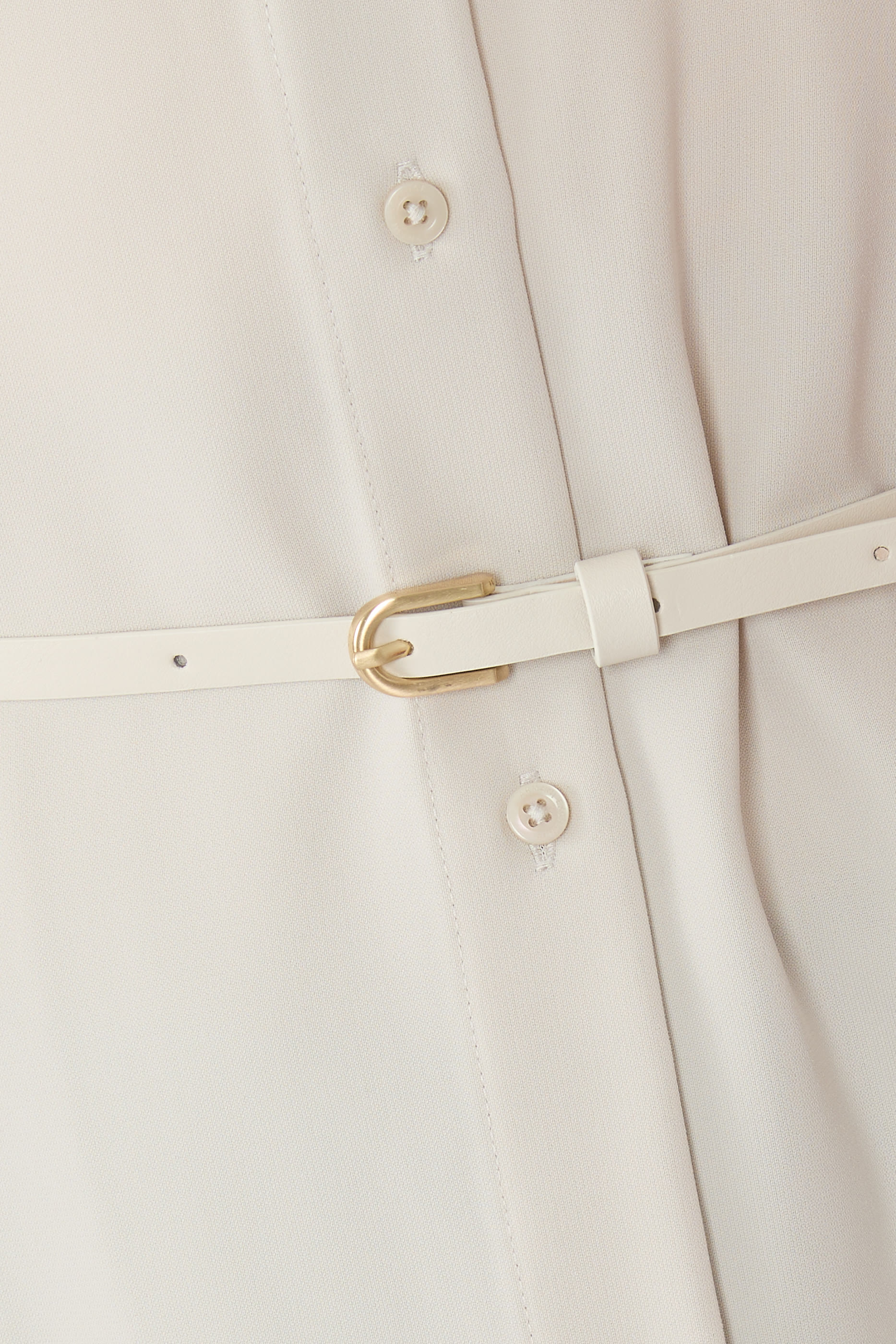 Belted Long Sleeves Shirt