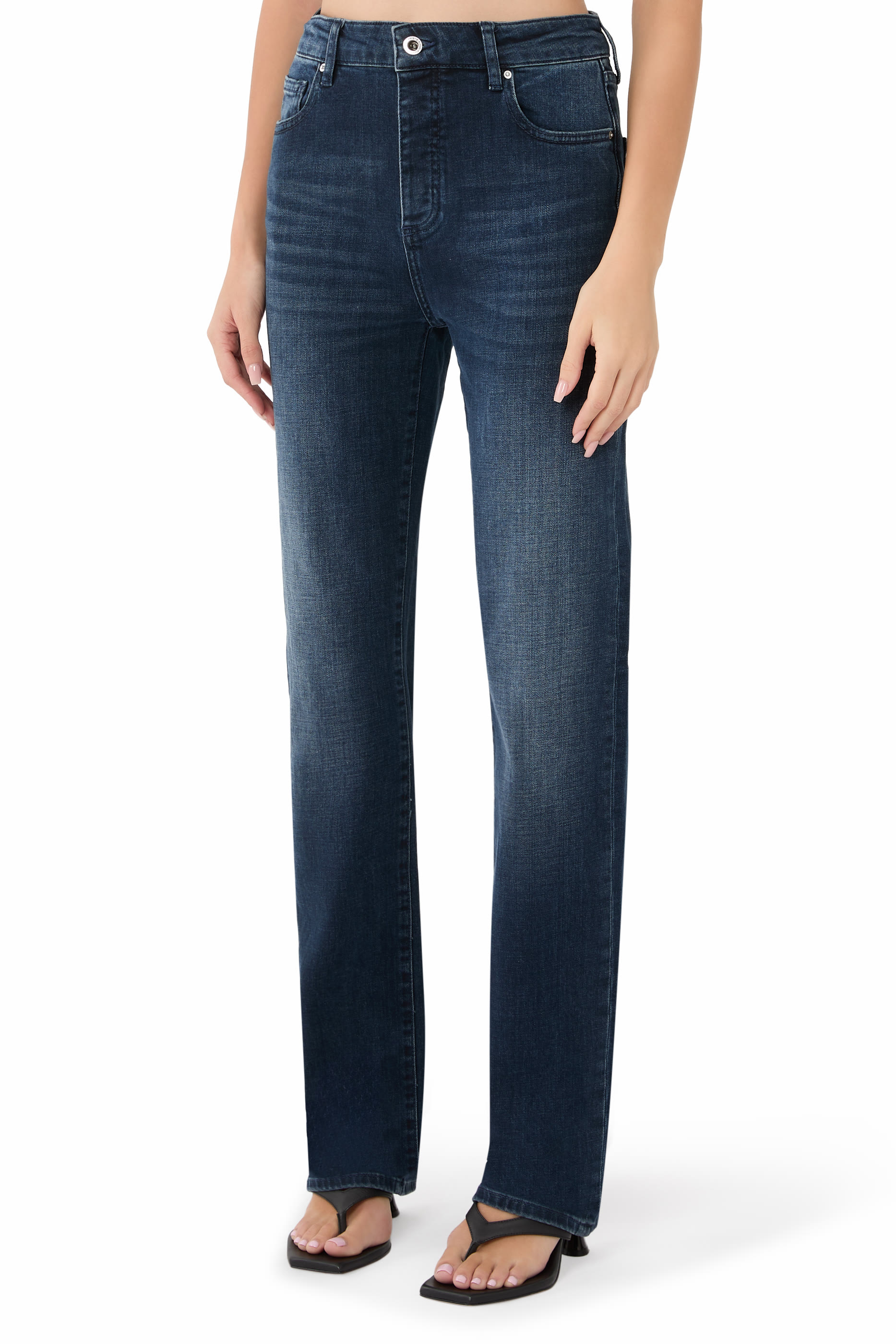 Faded Super Skinny Fit 5-Pocket Pants