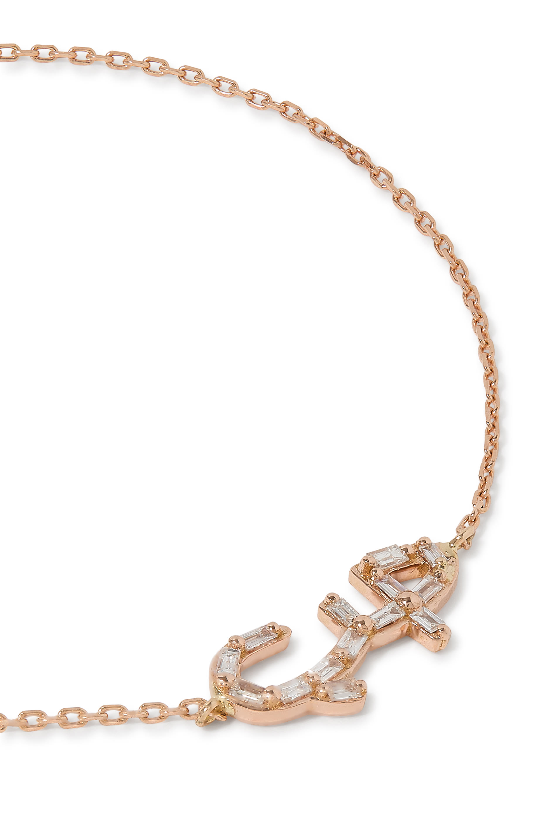 Hob Love Bracelet, 18k Pink Gold  Diamonds
