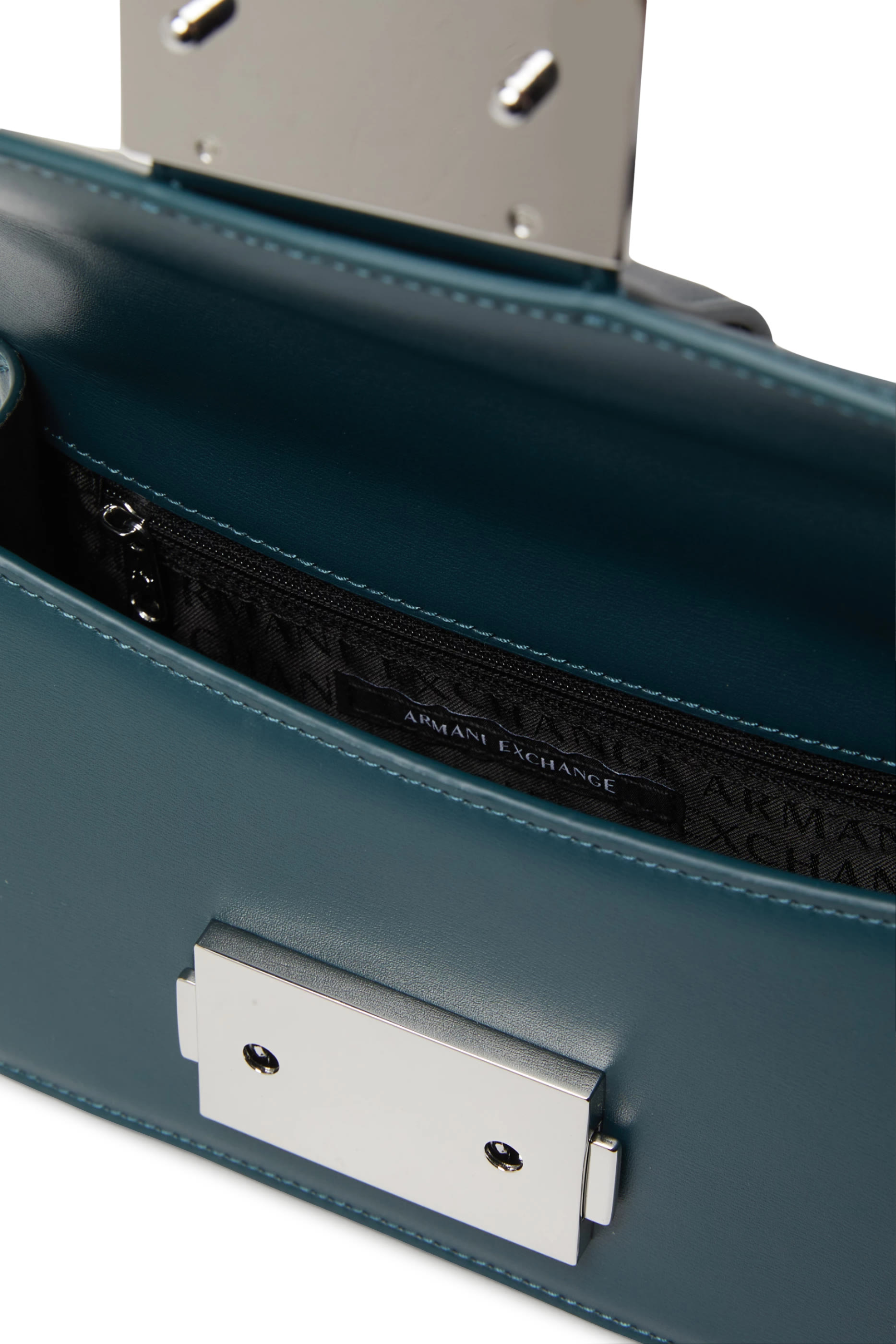 Metal Logo Shoulder Bag