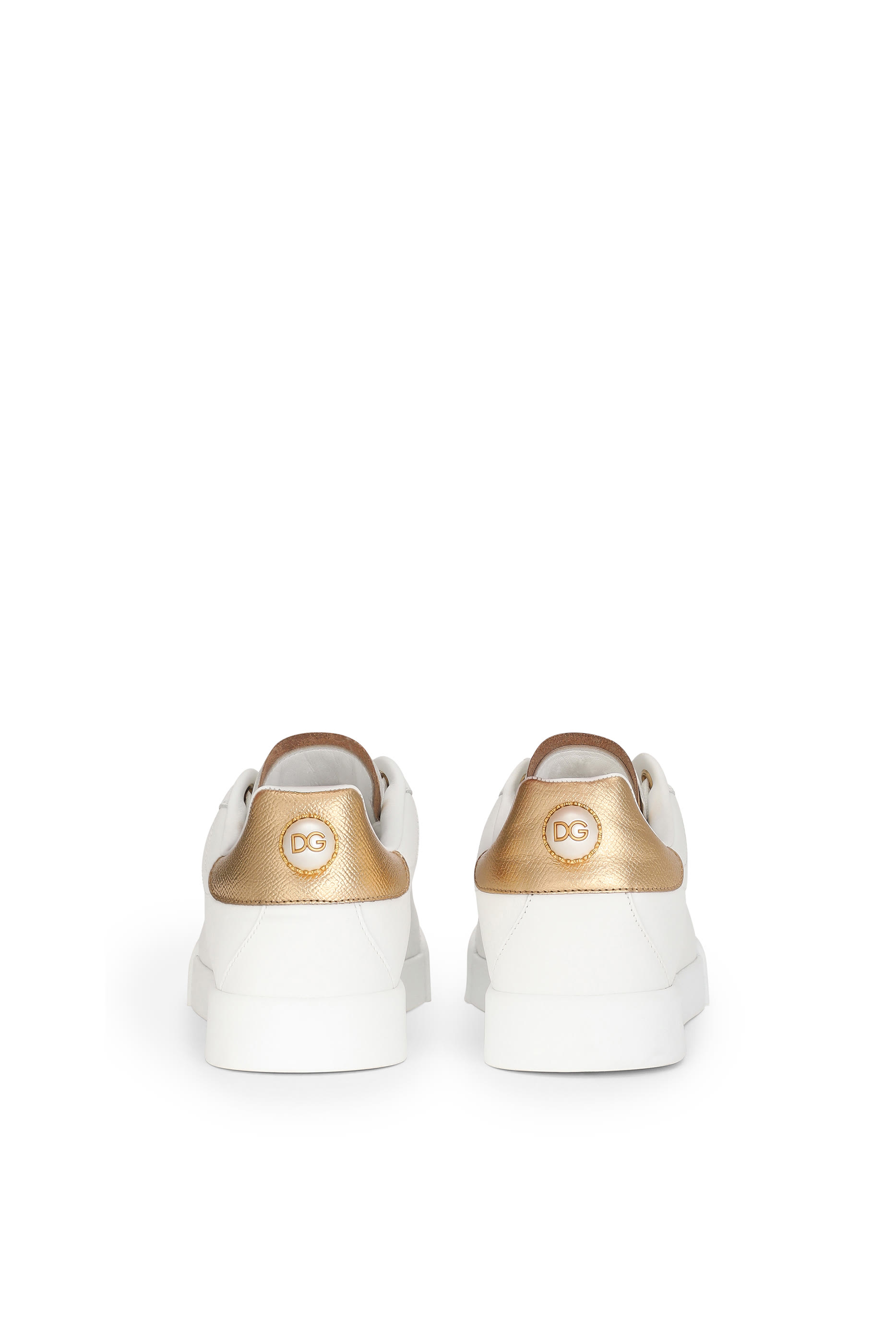 Calfskin Nappa Portofino Sneakers with Lettering