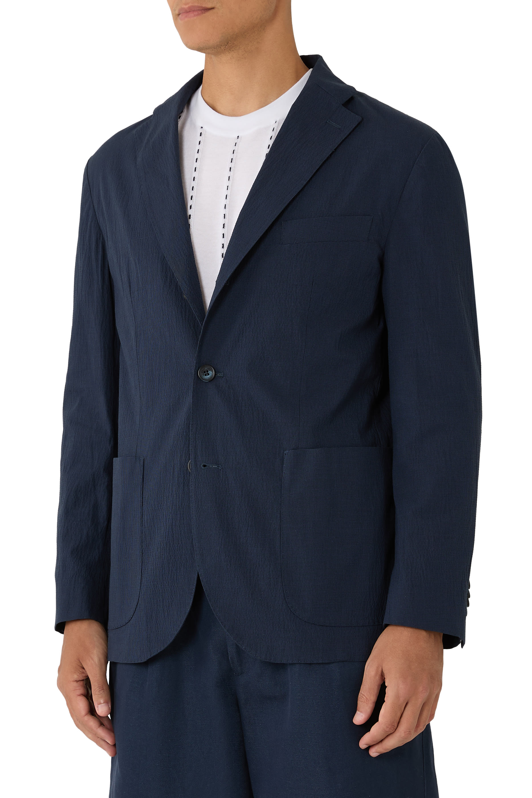 Seersucker Soft Jacket