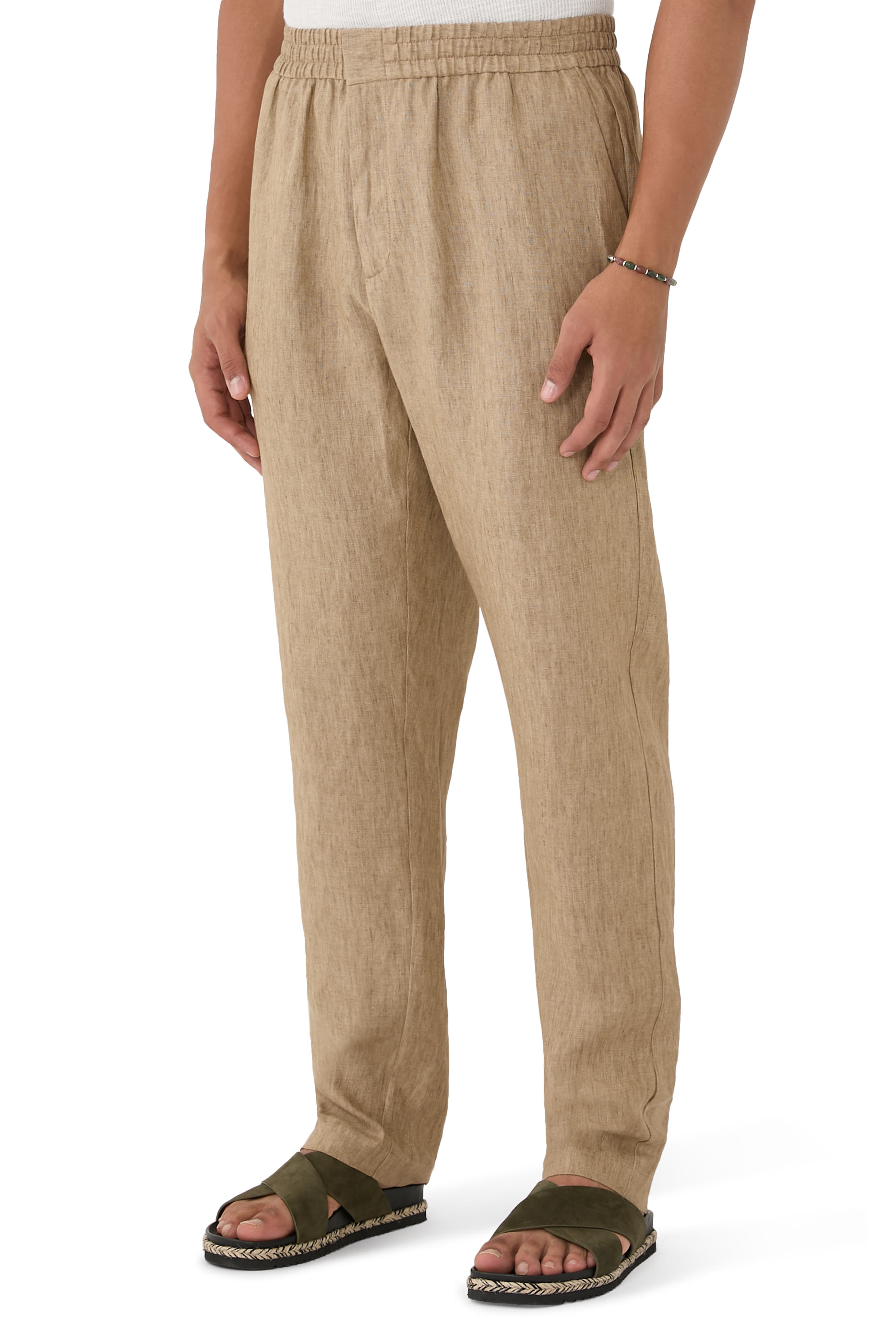 Linen Drawstring Trouser