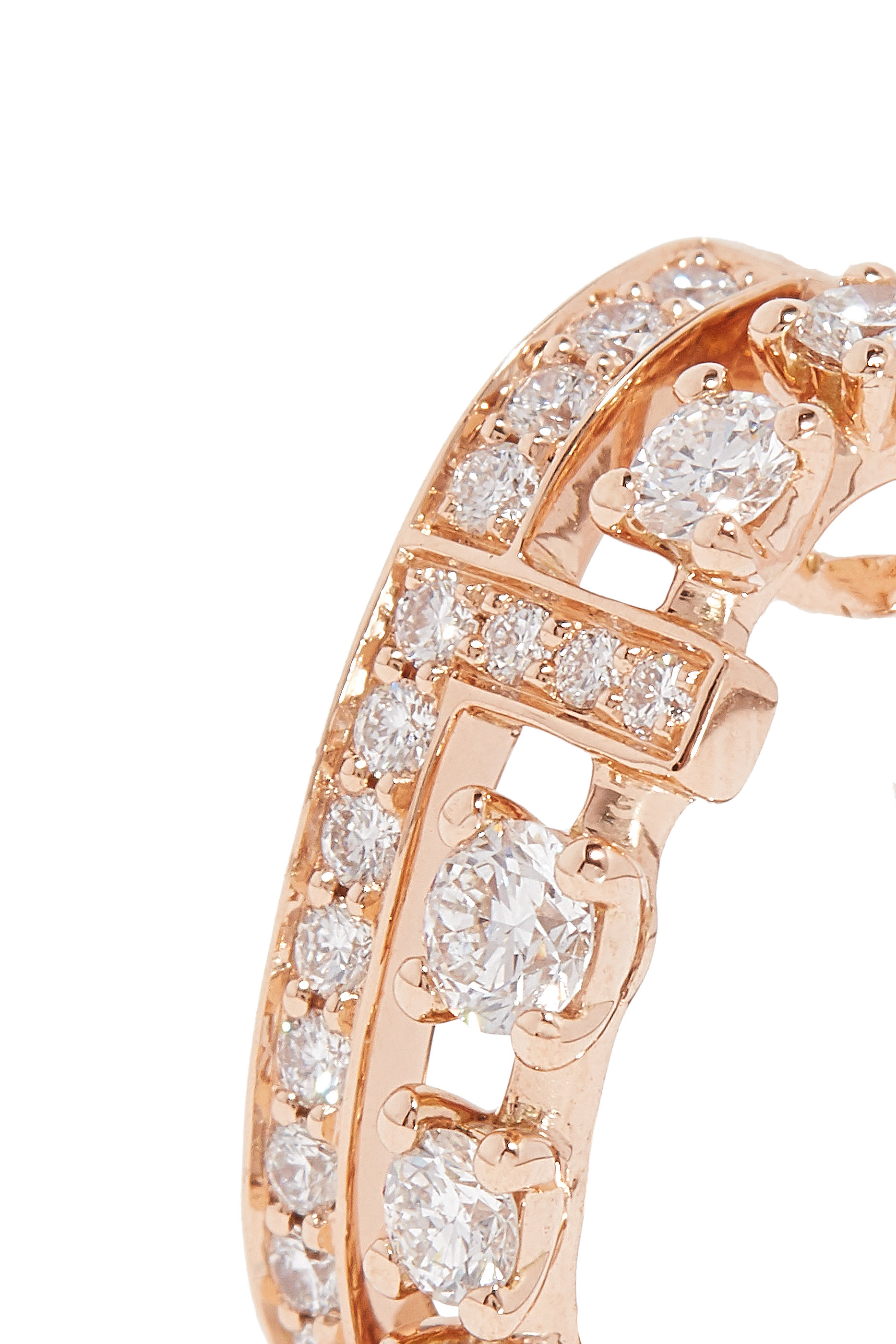 Avenues Earring, 18K Rose Gold  Diamonds