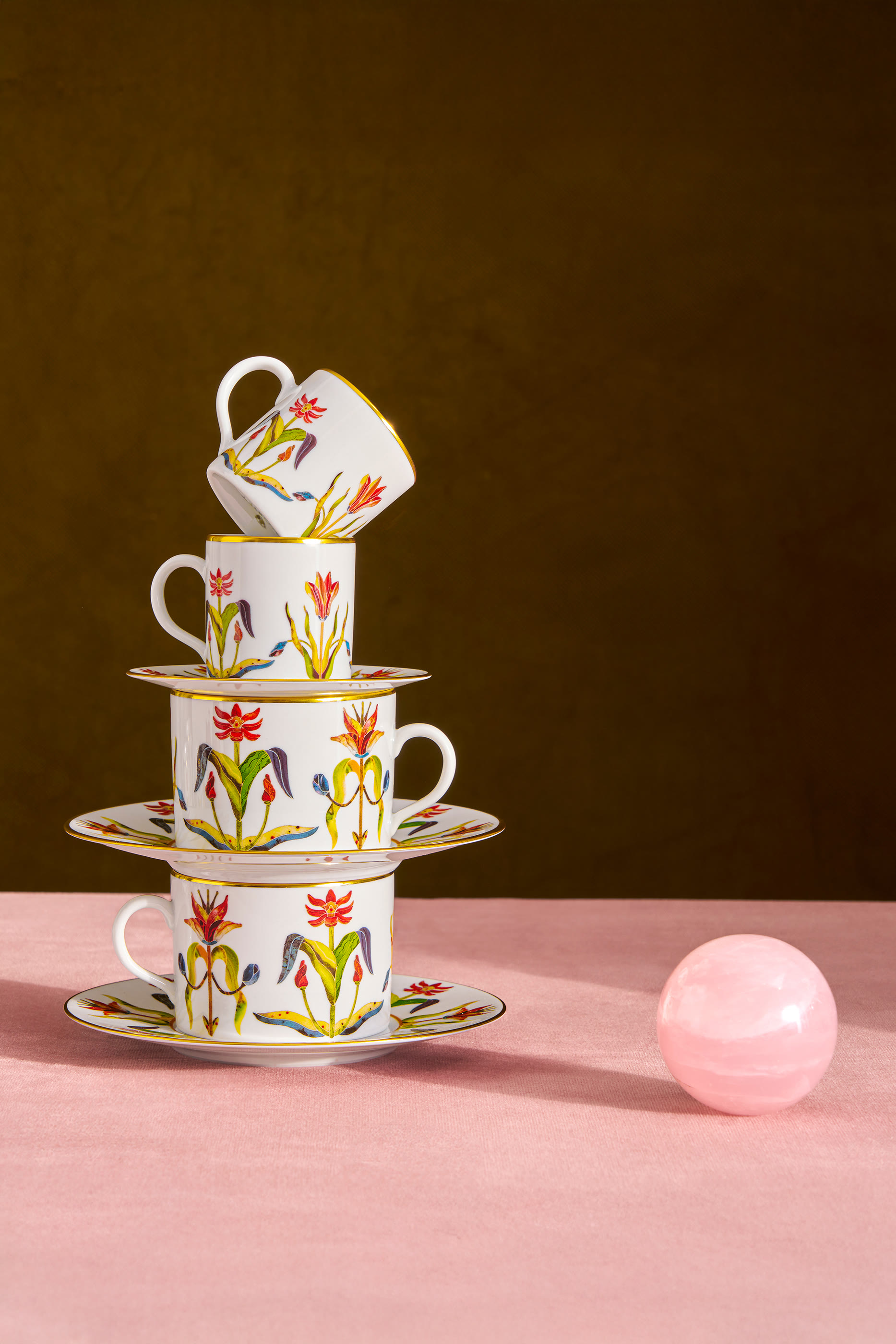 Grand Tour Espresso Cup  Saucer, Set of 6