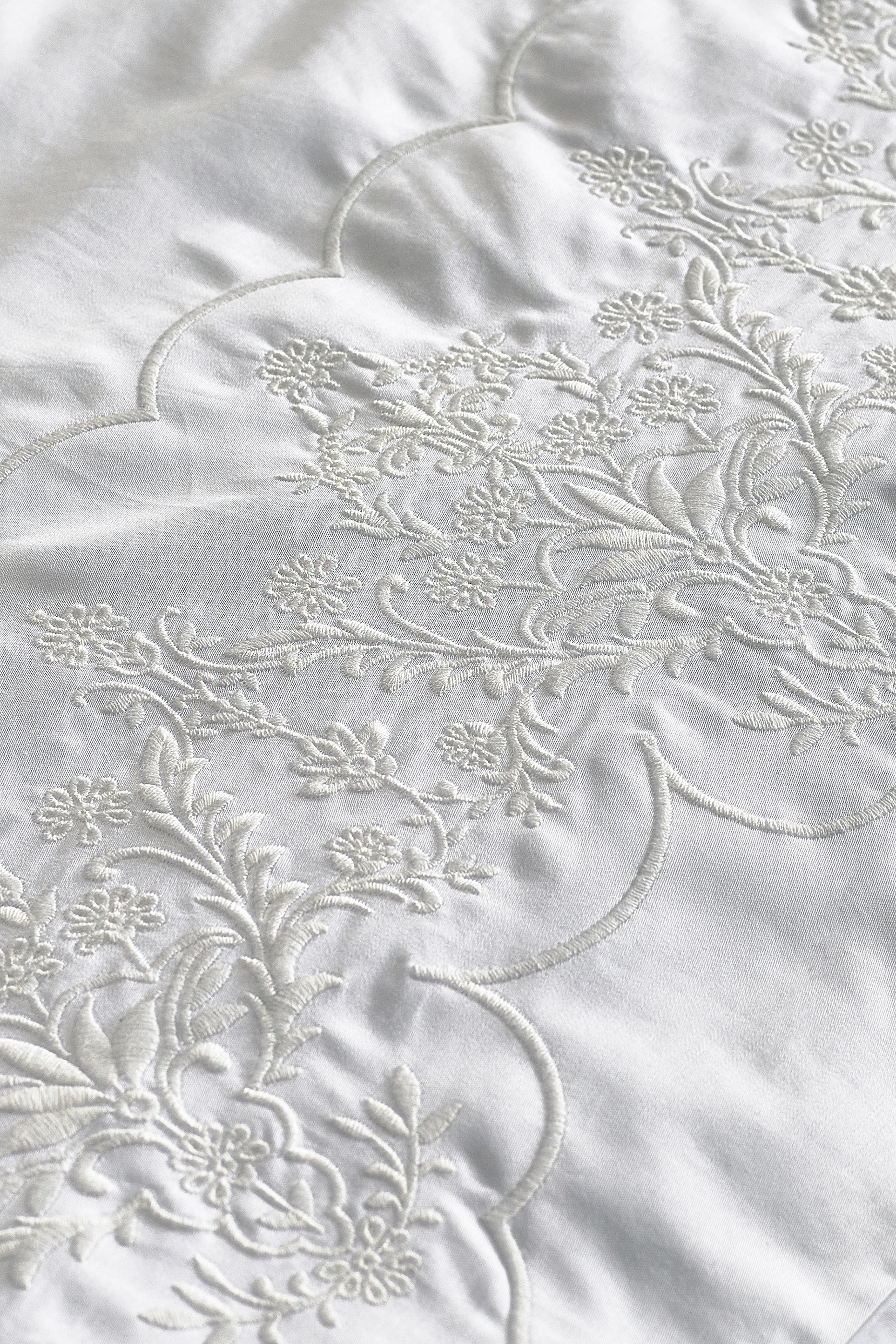 Coleton Broderie Duvet Cover  Pillowcase Set