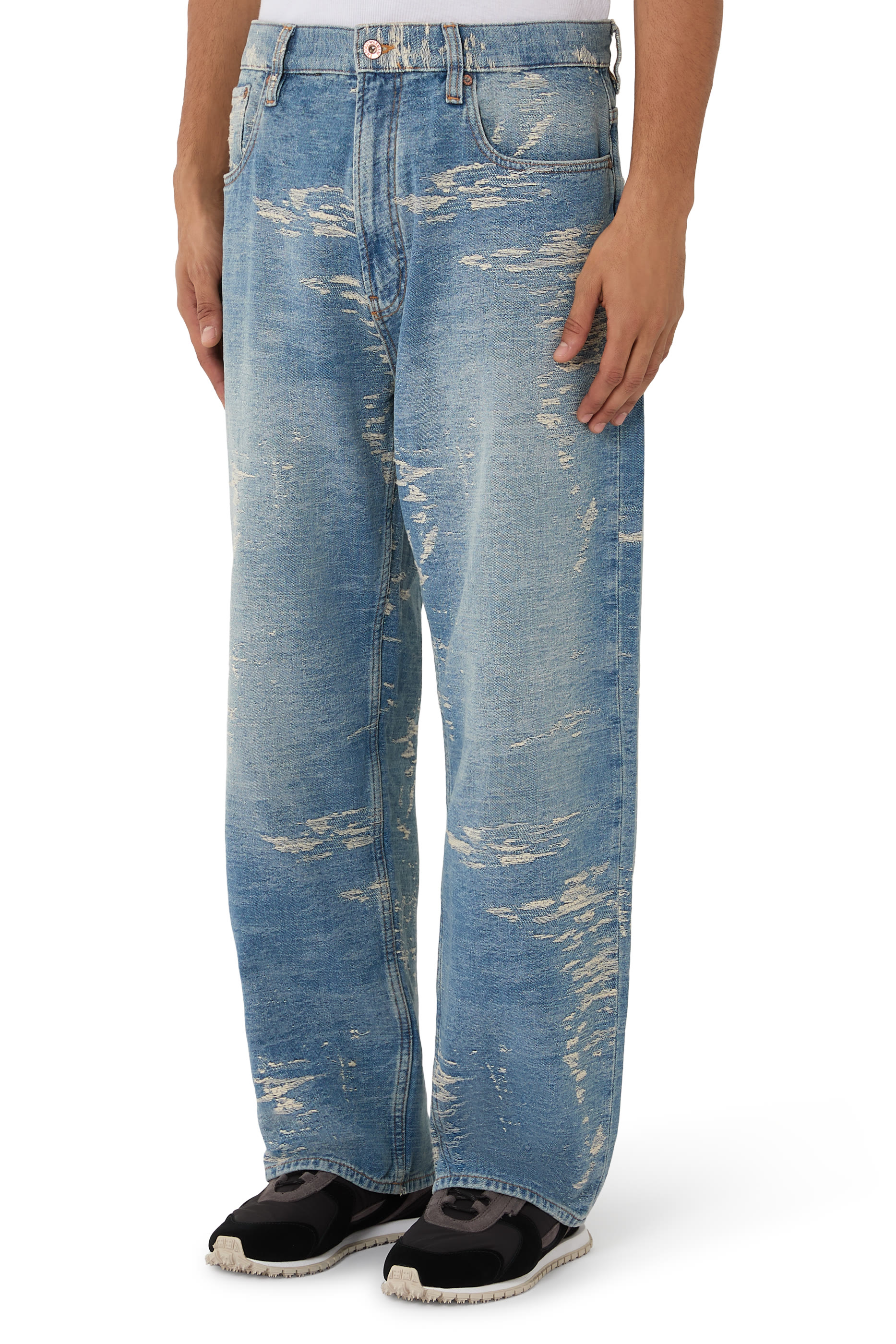 Distressed 5-Pocket Pants