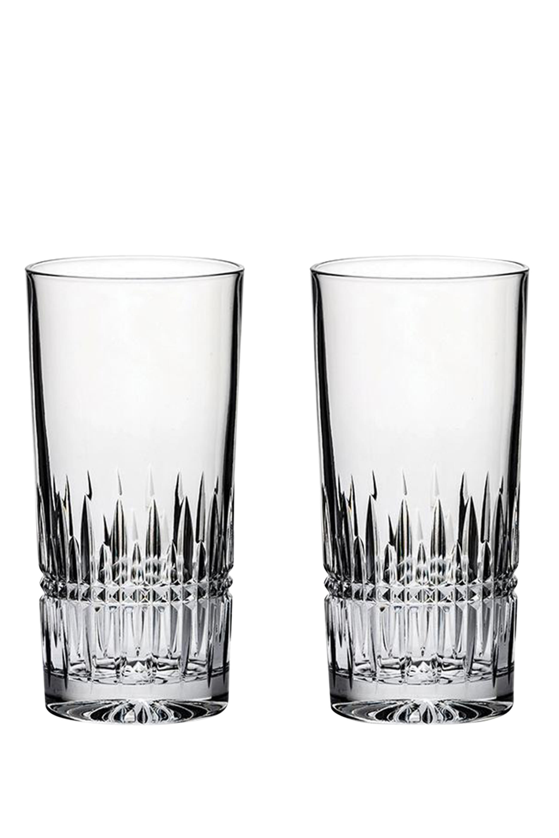 Iona Tall Crystal Tumblers, Set of 2