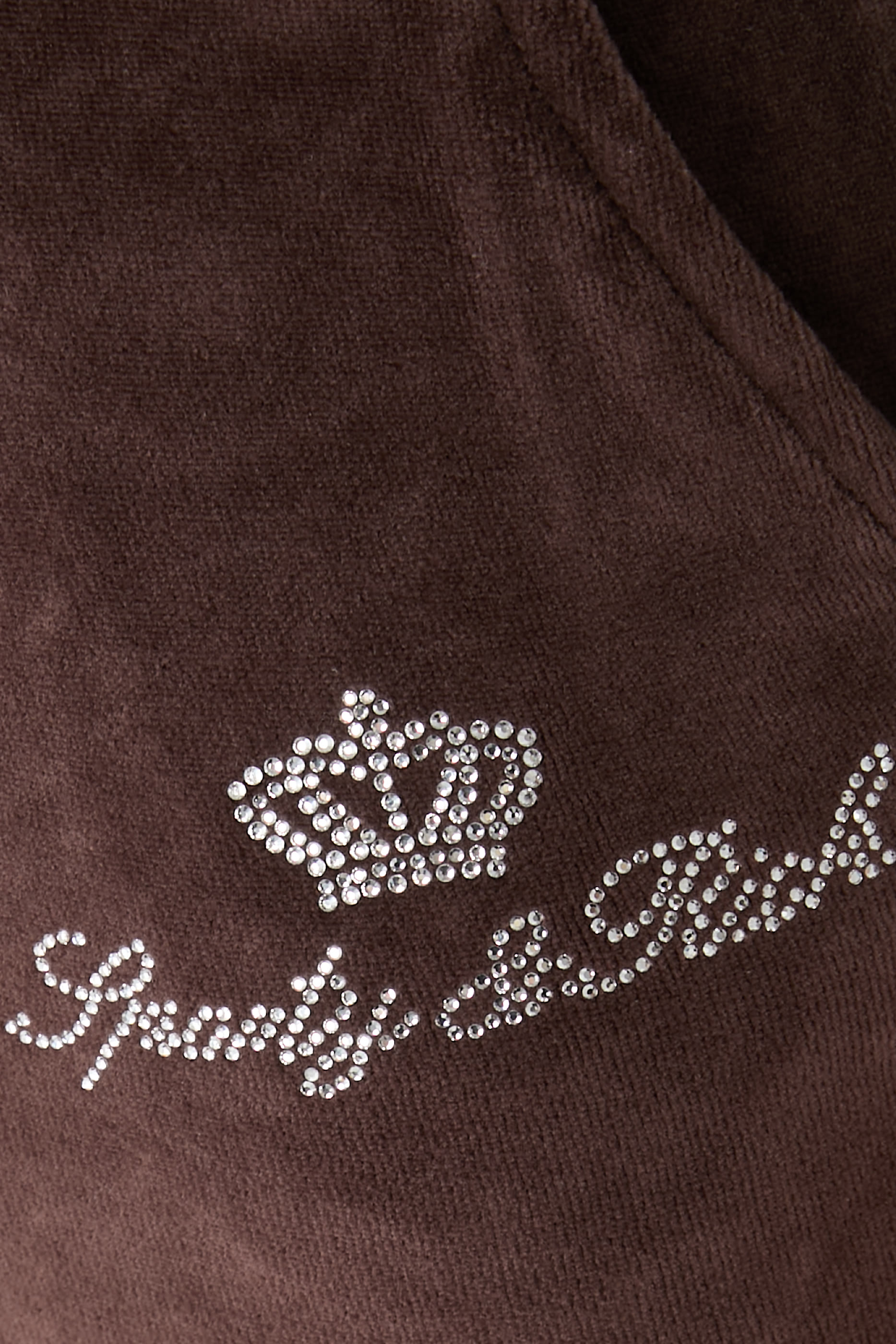 Juicy Script Velour Sweatpants