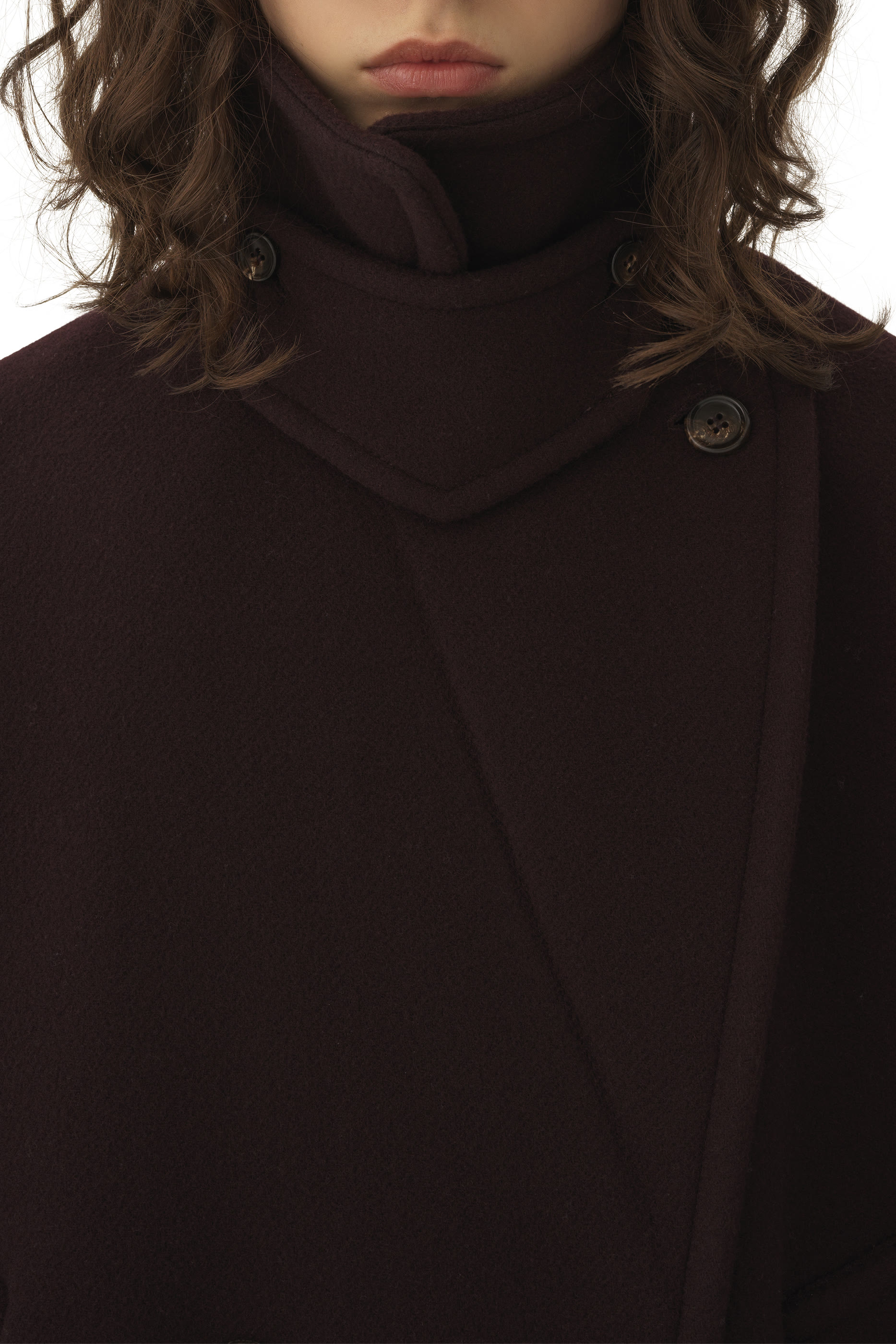 Oversized Short Wool Coat