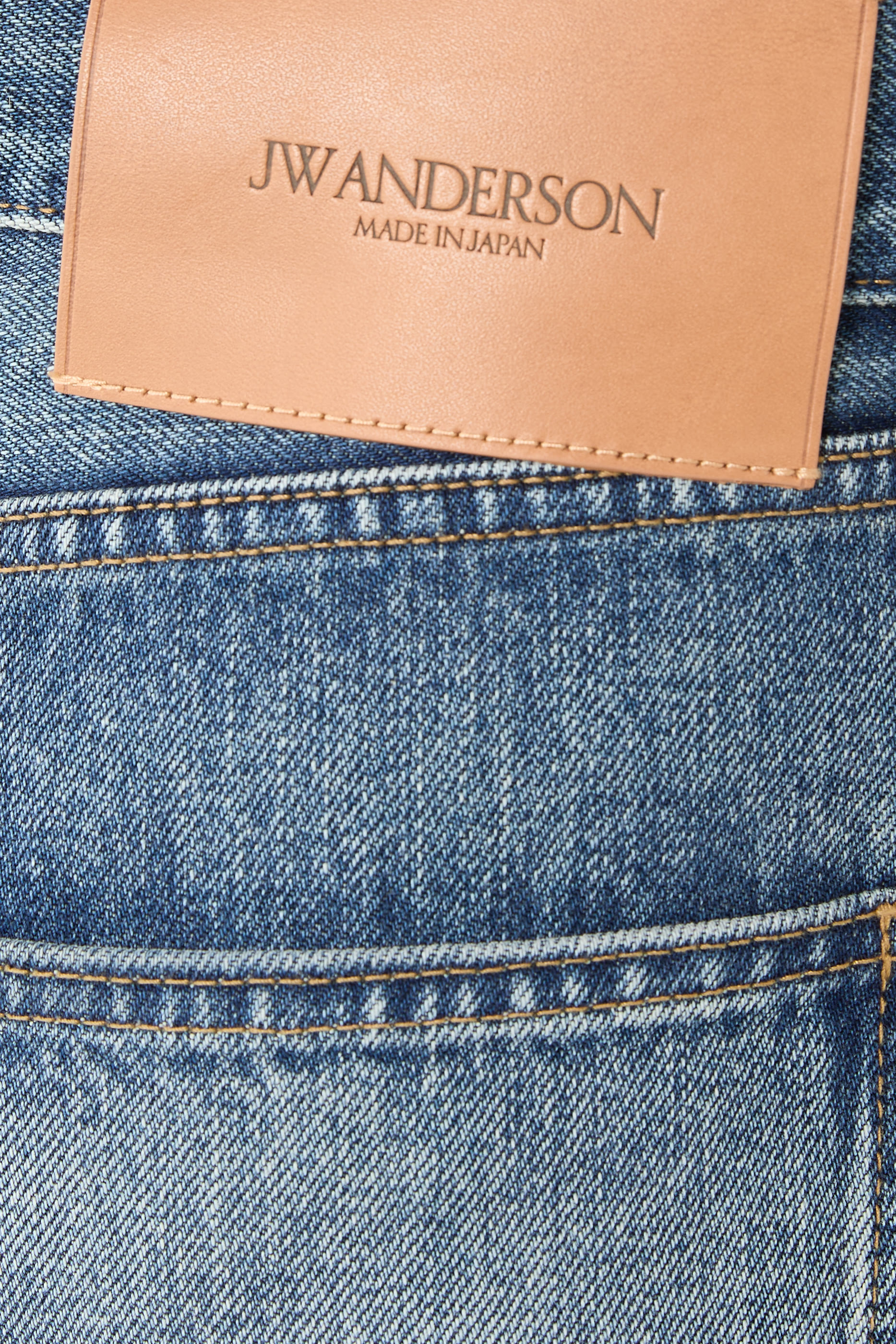 Straight-Leg Denim Jeans