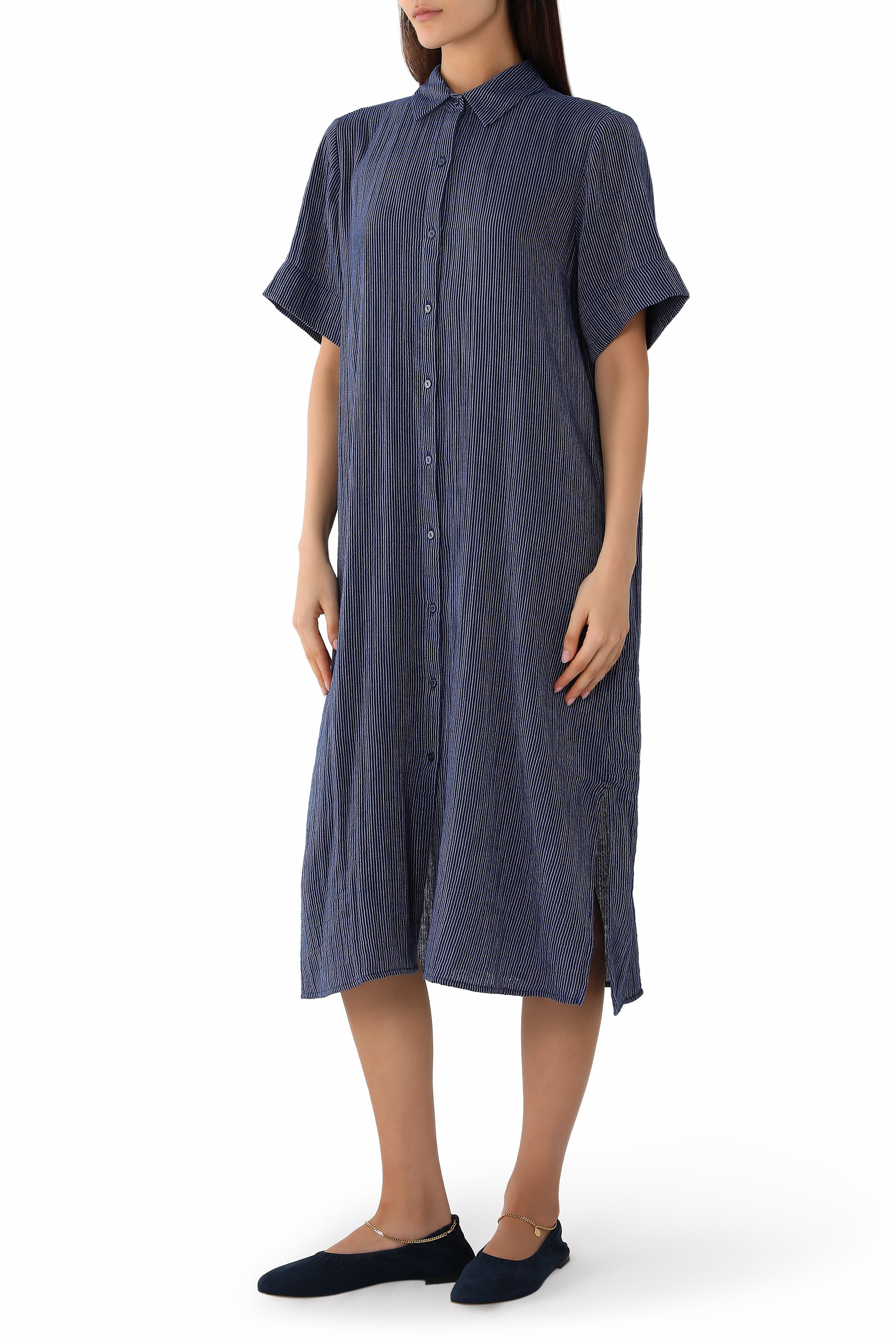 Striped Shirtdress