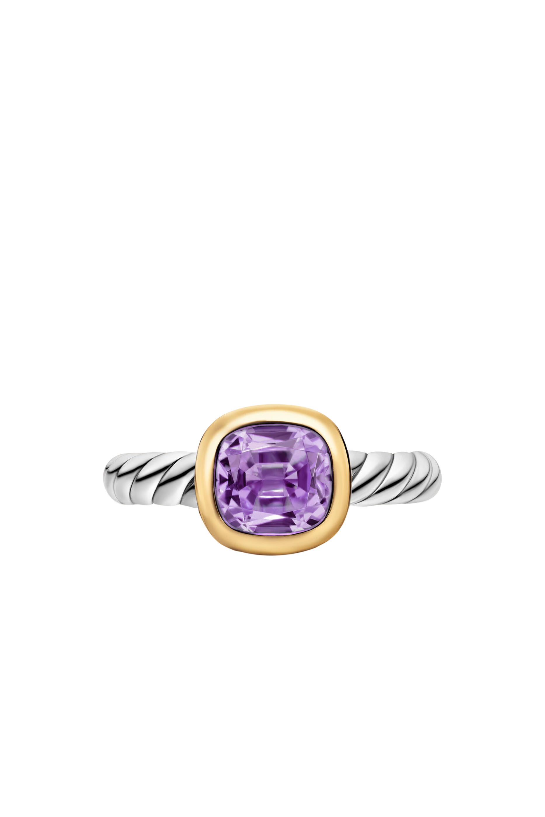   Mercer&reg; Color Stone Ring, Sterling Silver with 18K Yellow Gold  Amethyst 
