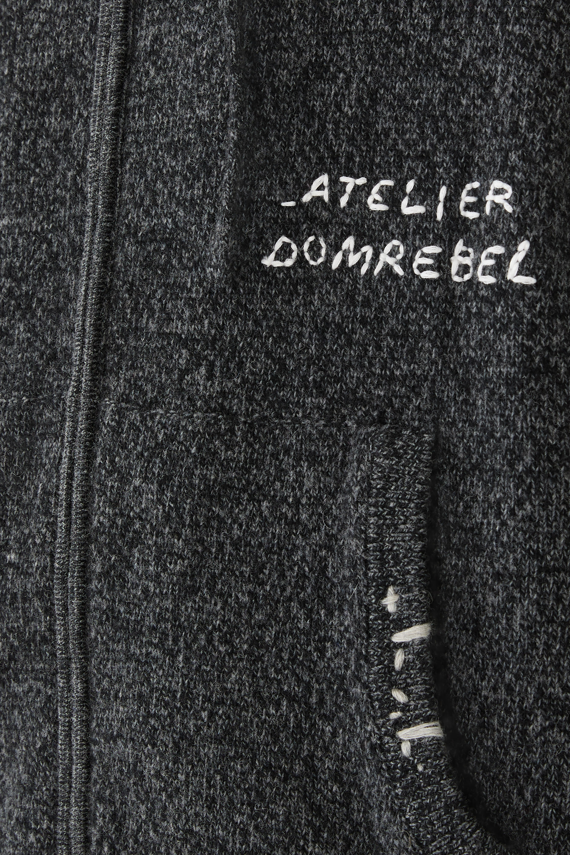 Office Knit Zip Hoodie