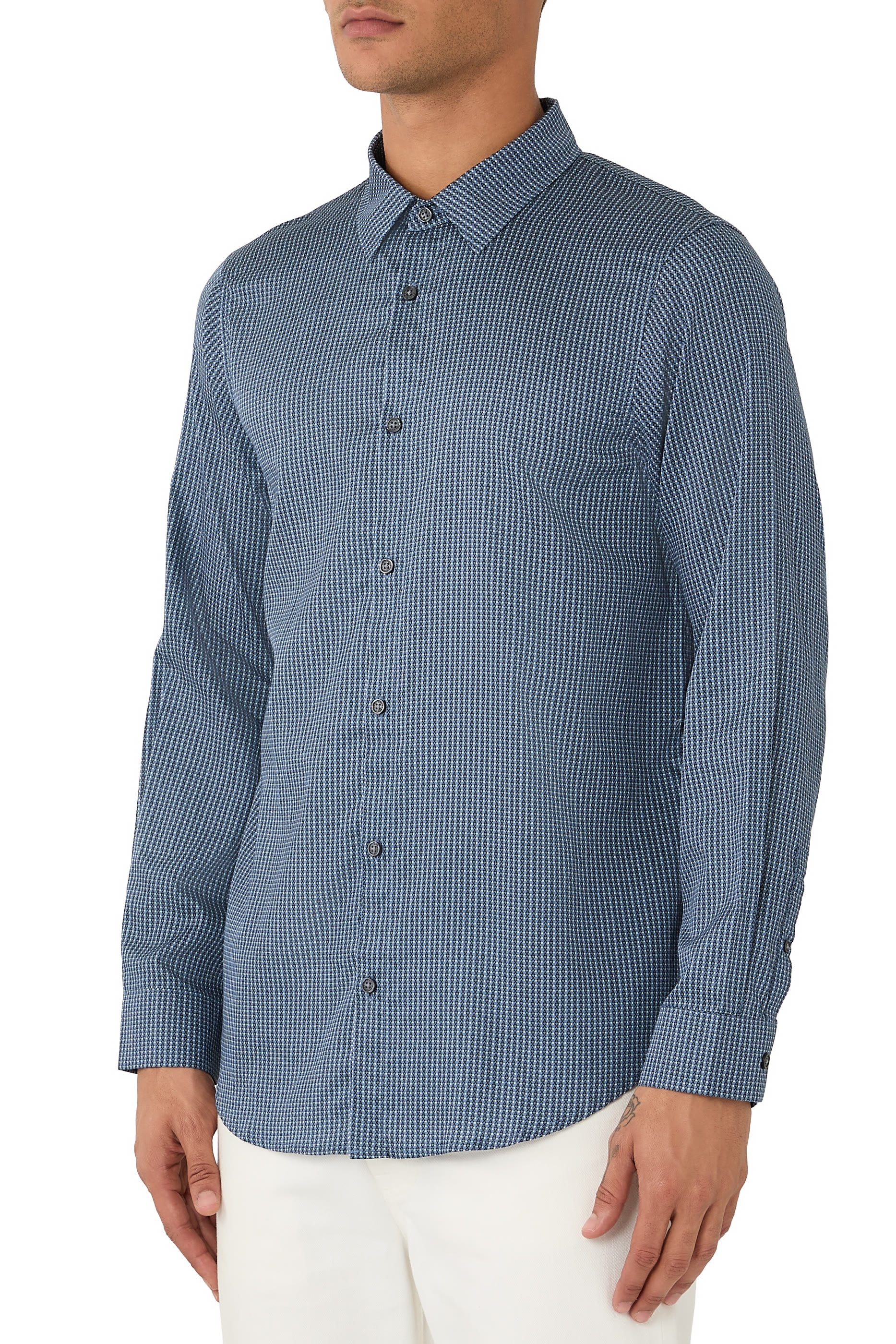 Logo Pattern Shirt