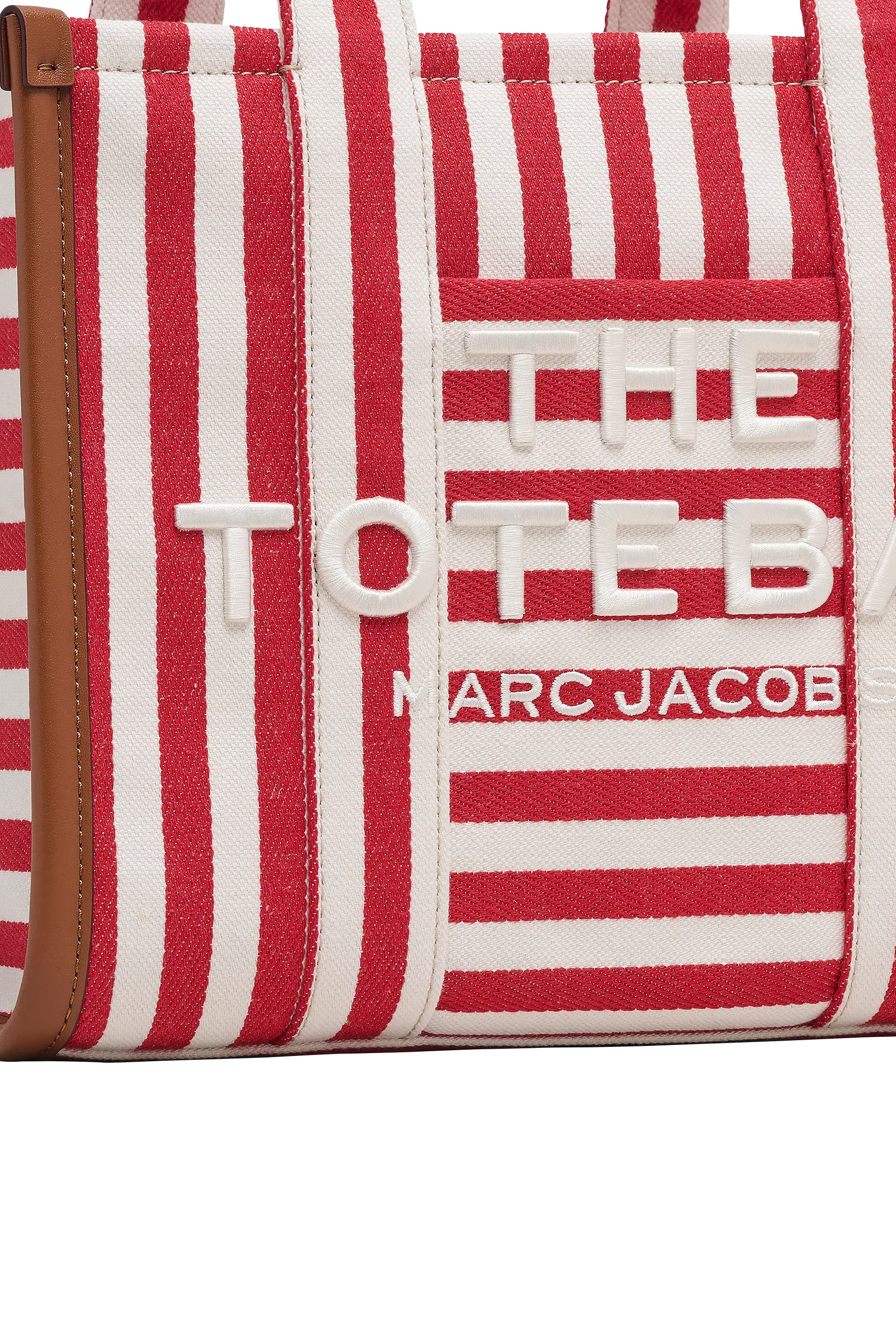 Stripe Canvas Medium Tote Bag