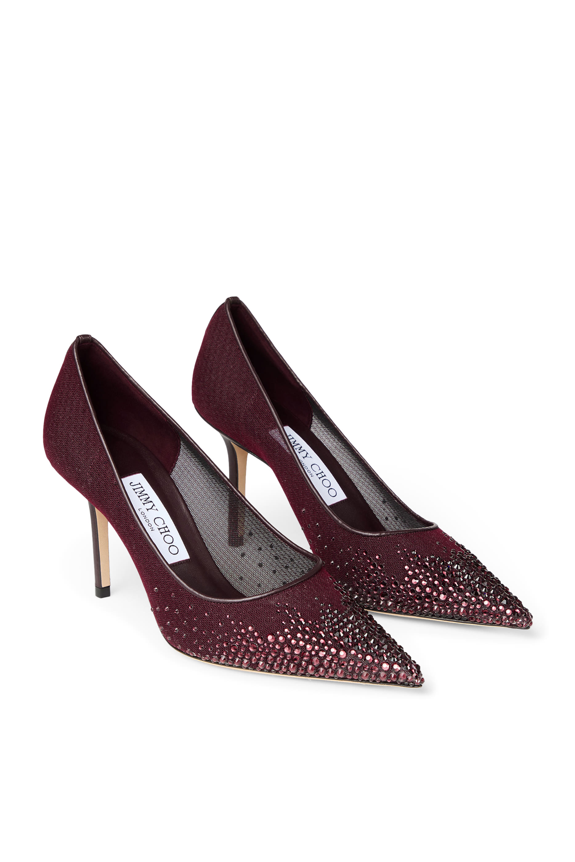 Love 85 Galaxy Crystal Mesh Pumps