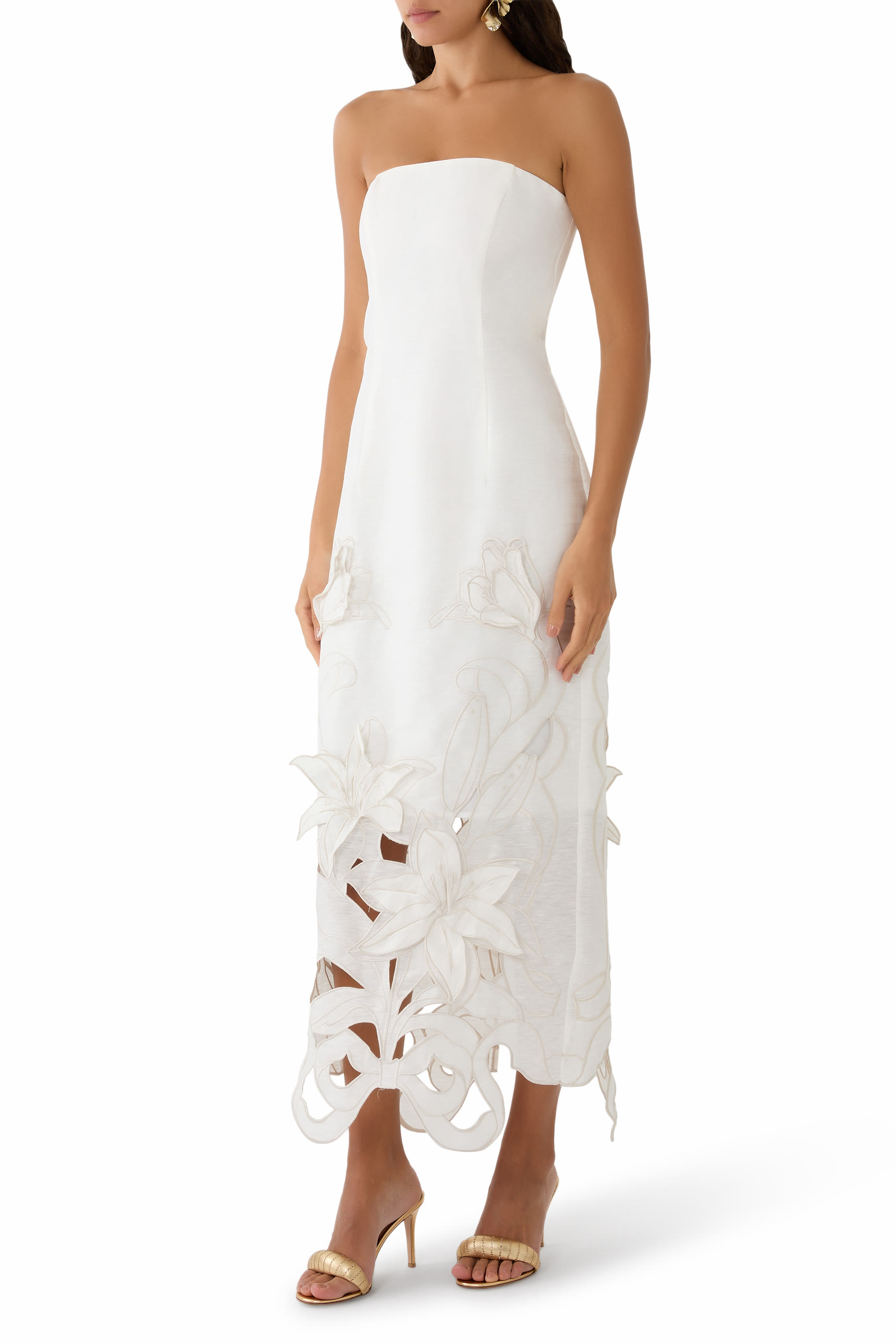 Rayna Applique Bustier Maxi Dress 