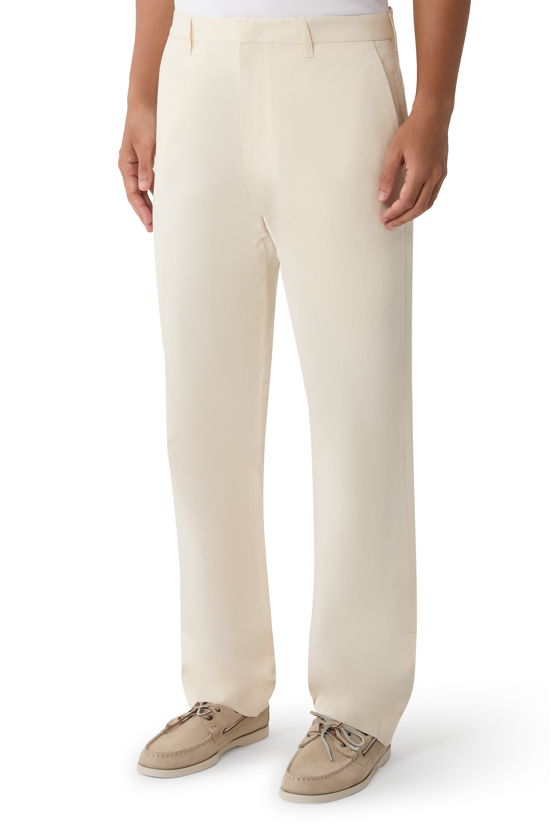 Louie Relaxed Cotton-Linen Chino Pants
