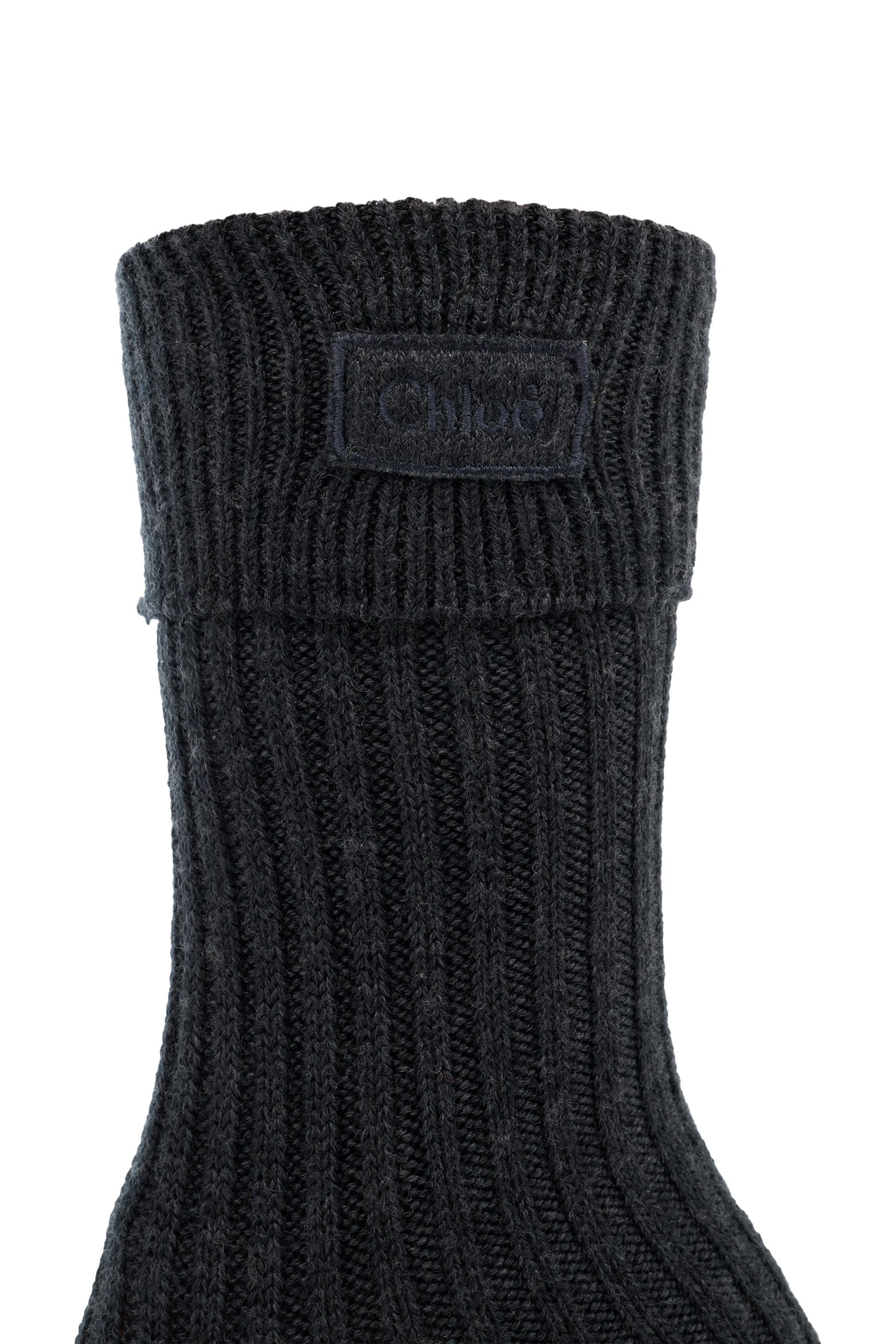 Ribbed Ankle Boots