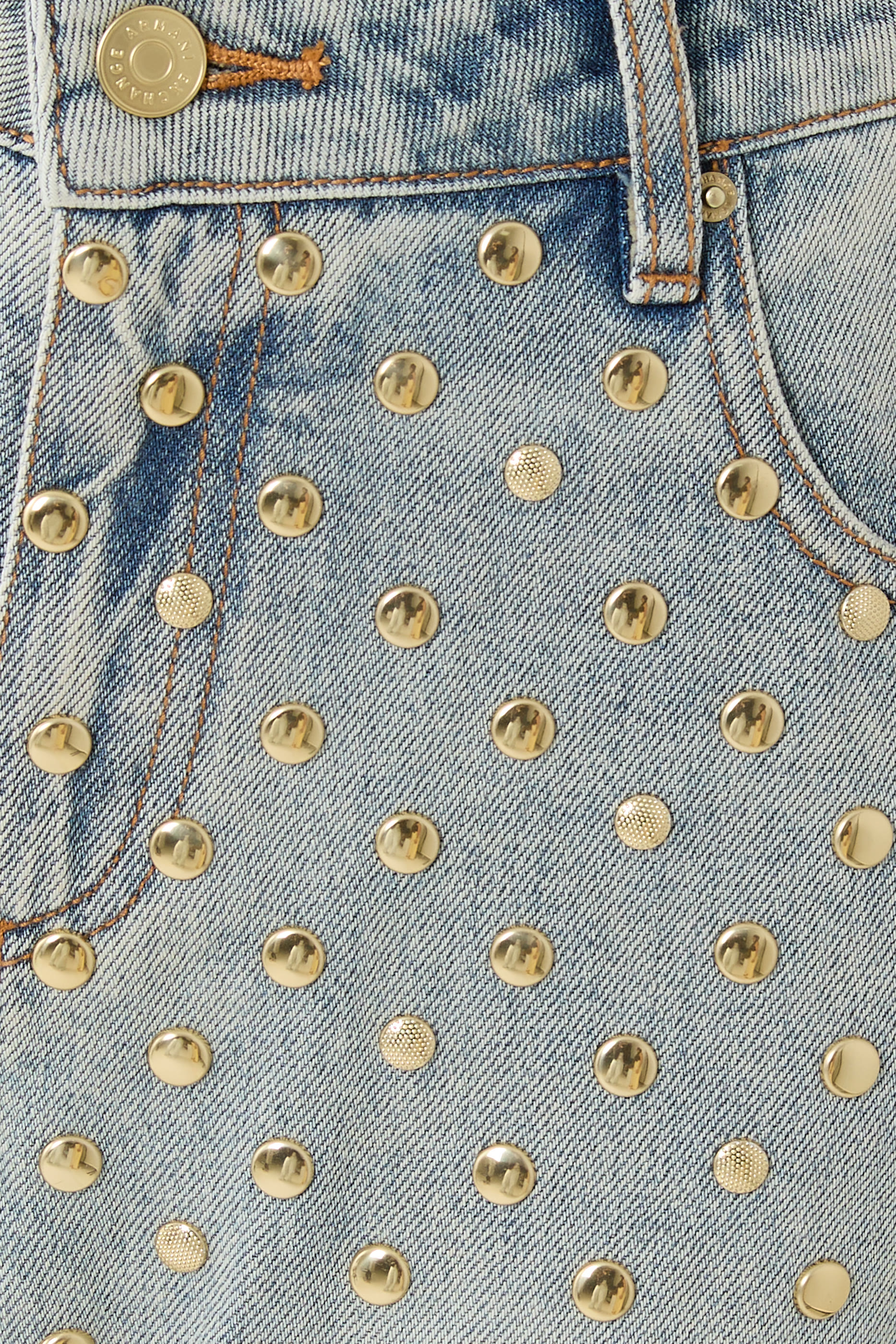 Metal Stud-Embellished Pants