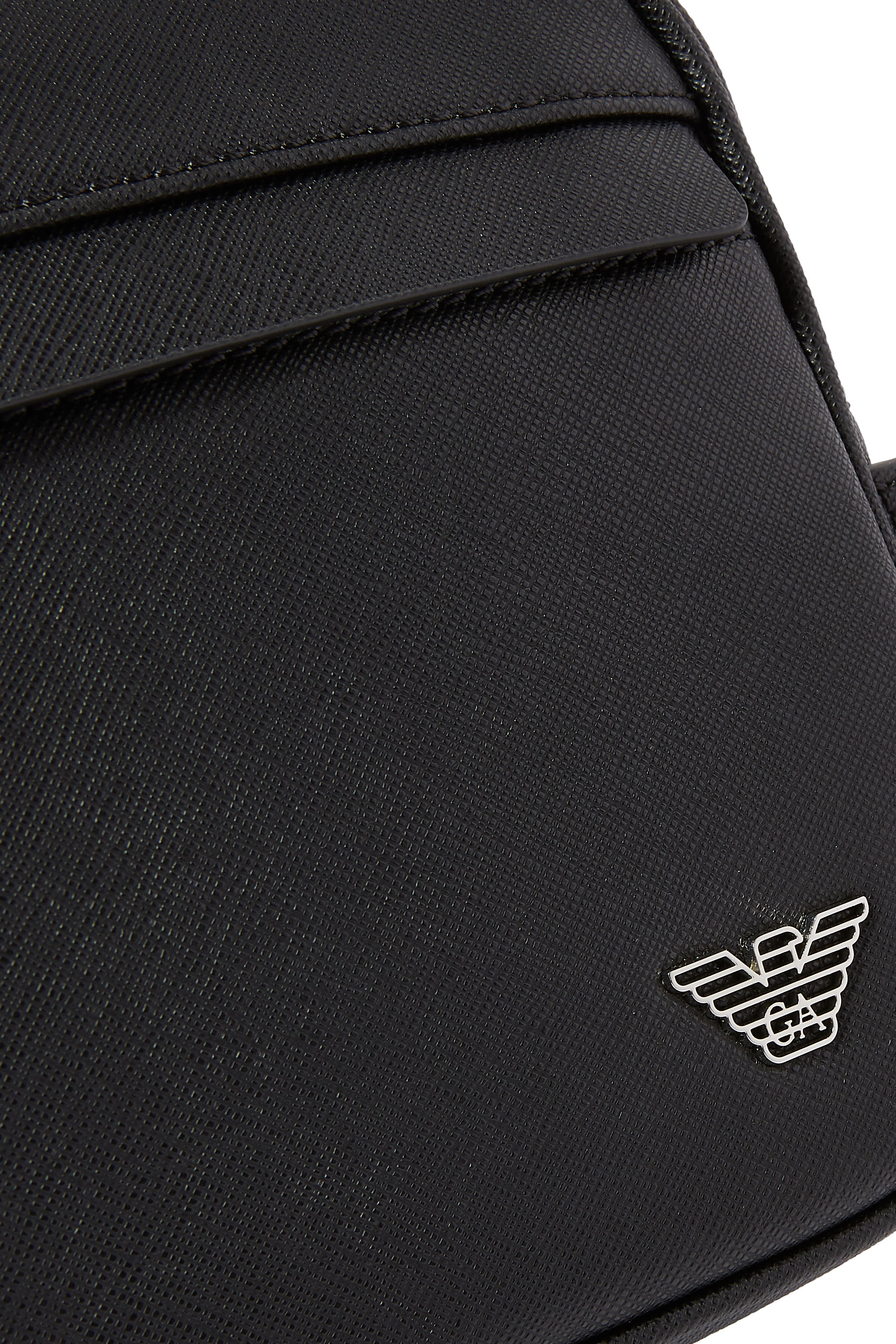 Logo Zip Toiletry Leather Bag