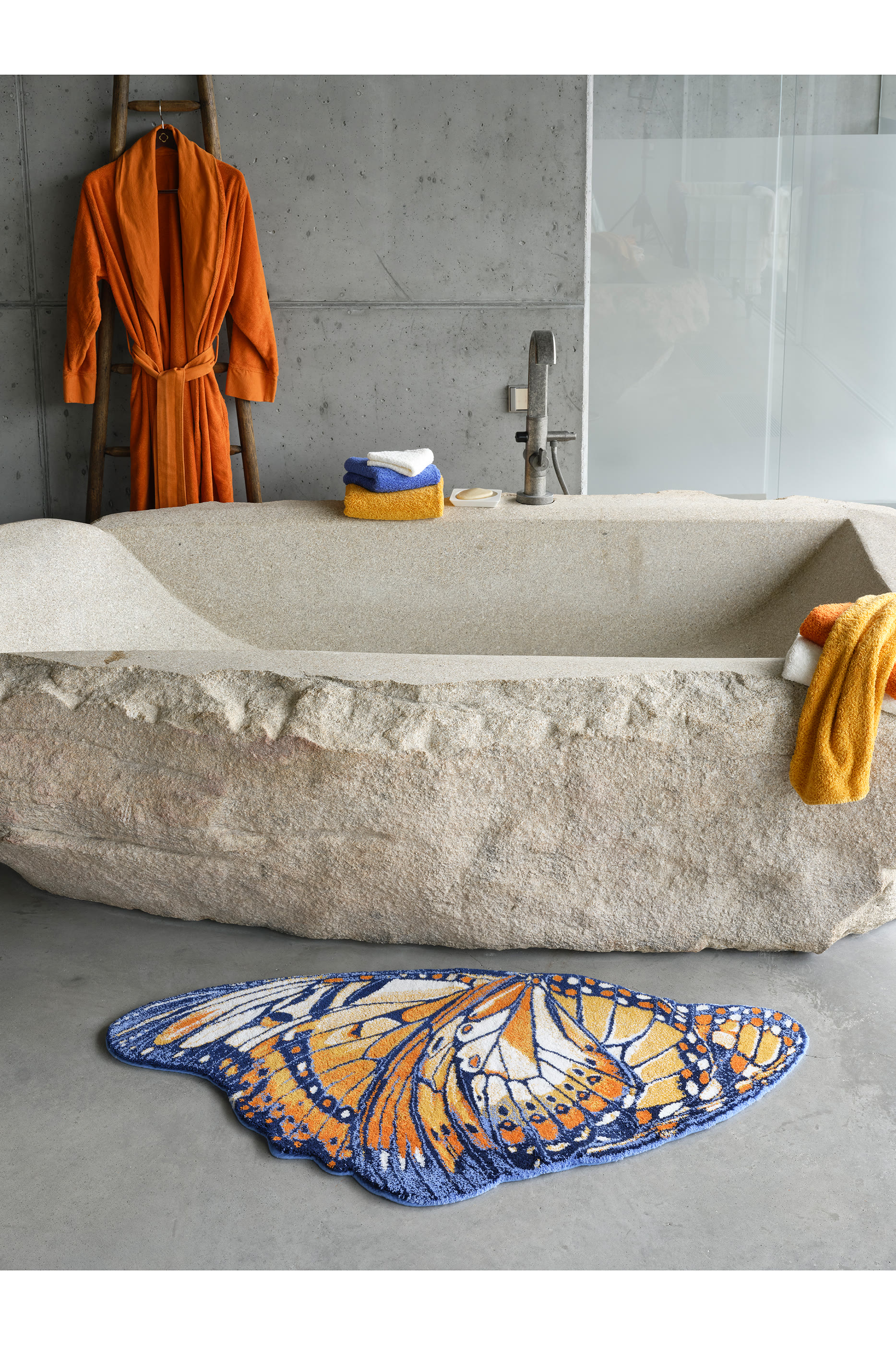 Mariposa Large Bath Rug