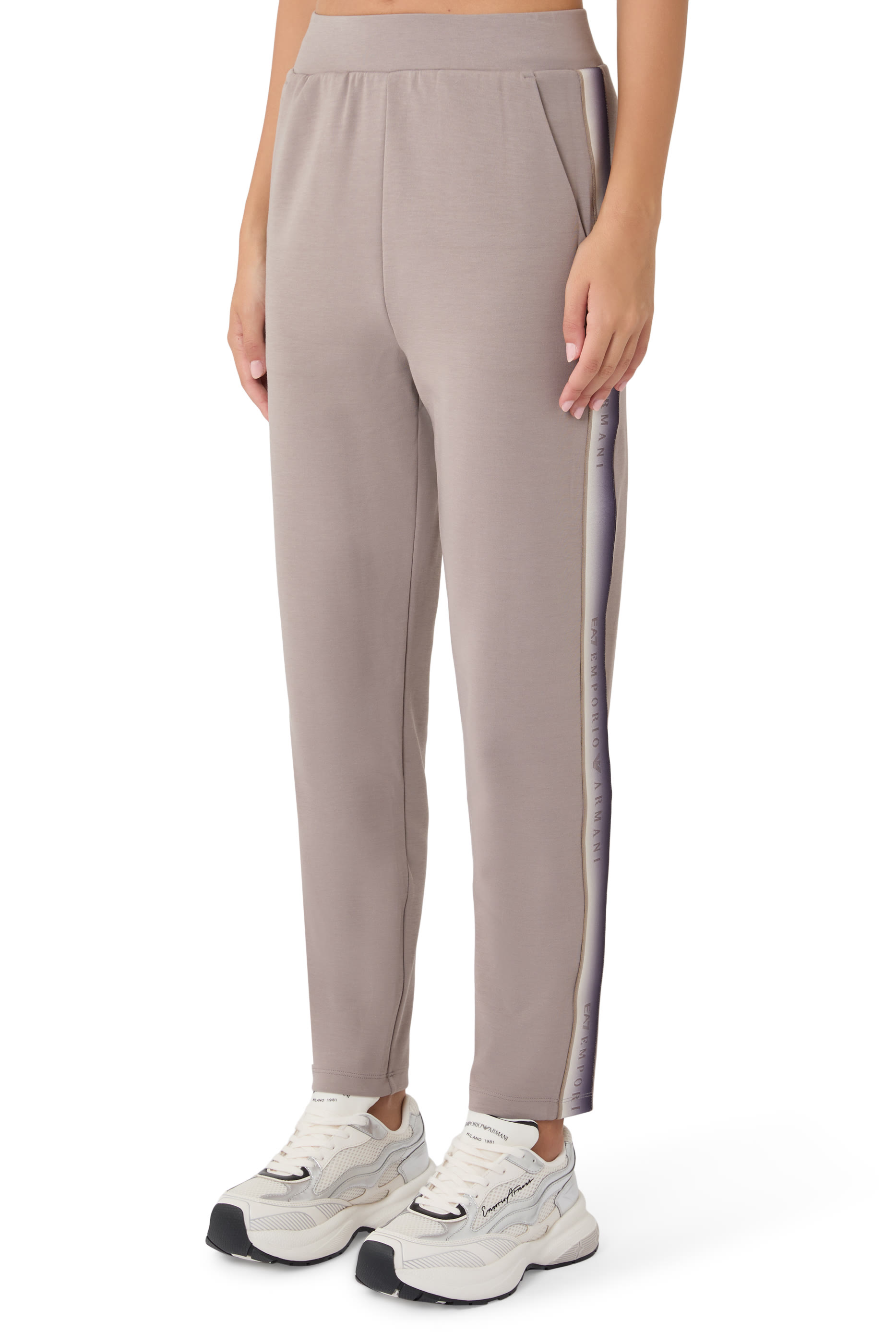 EA7 Logo Tape Tracksuit Set