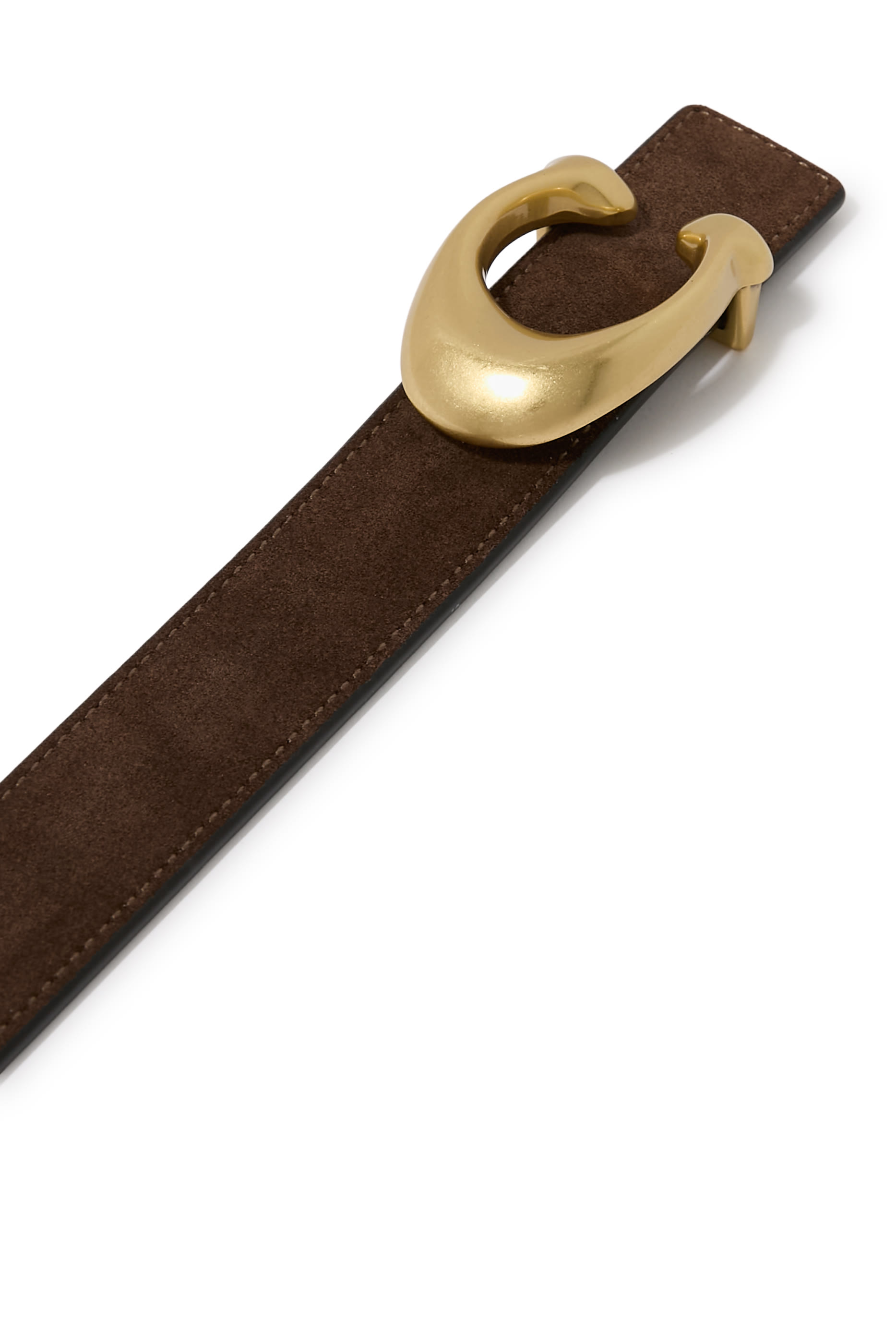 Sculpted C Buckle Reversible Belt
