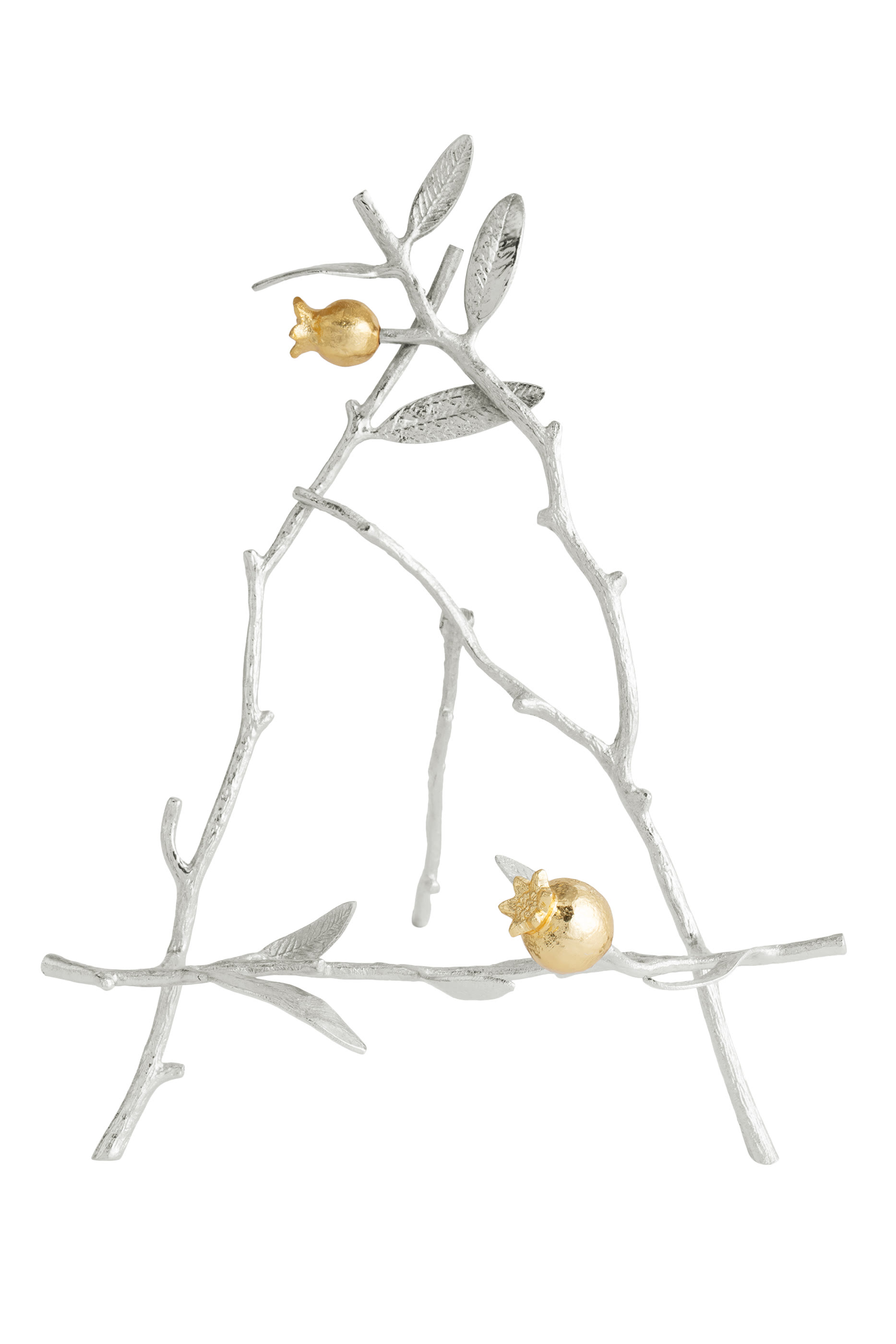 Pomegranate Silver  Gold Easel Frame 