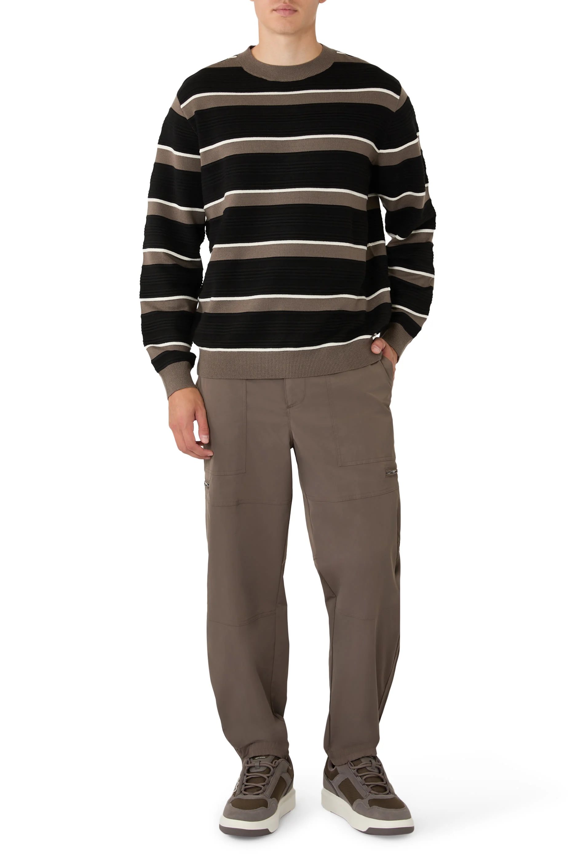 Stripes Knitwear Shirt