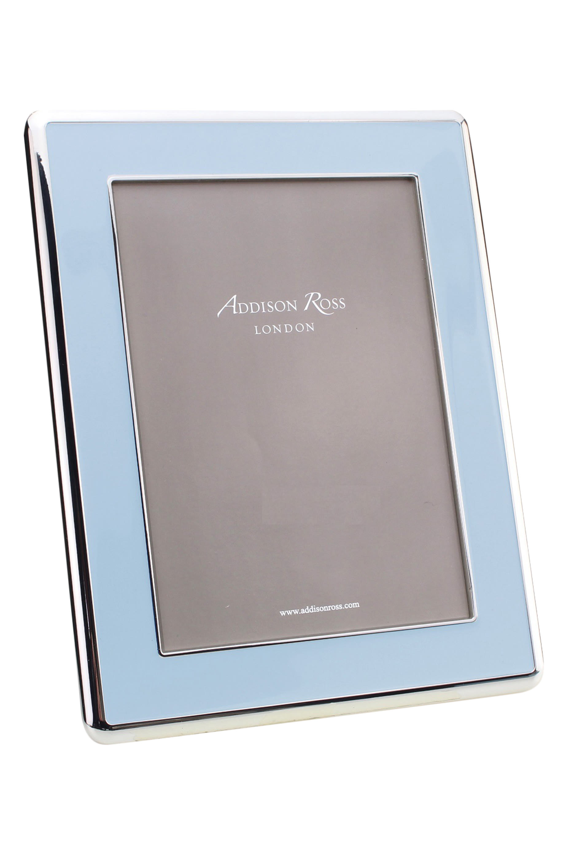Curve Frame, Enamel  Silver 8x10
