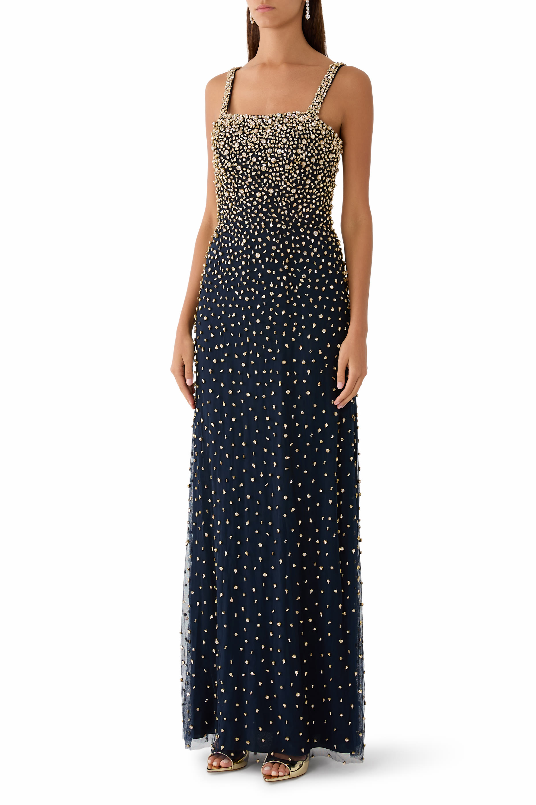 Cherry Embroidered Gown
