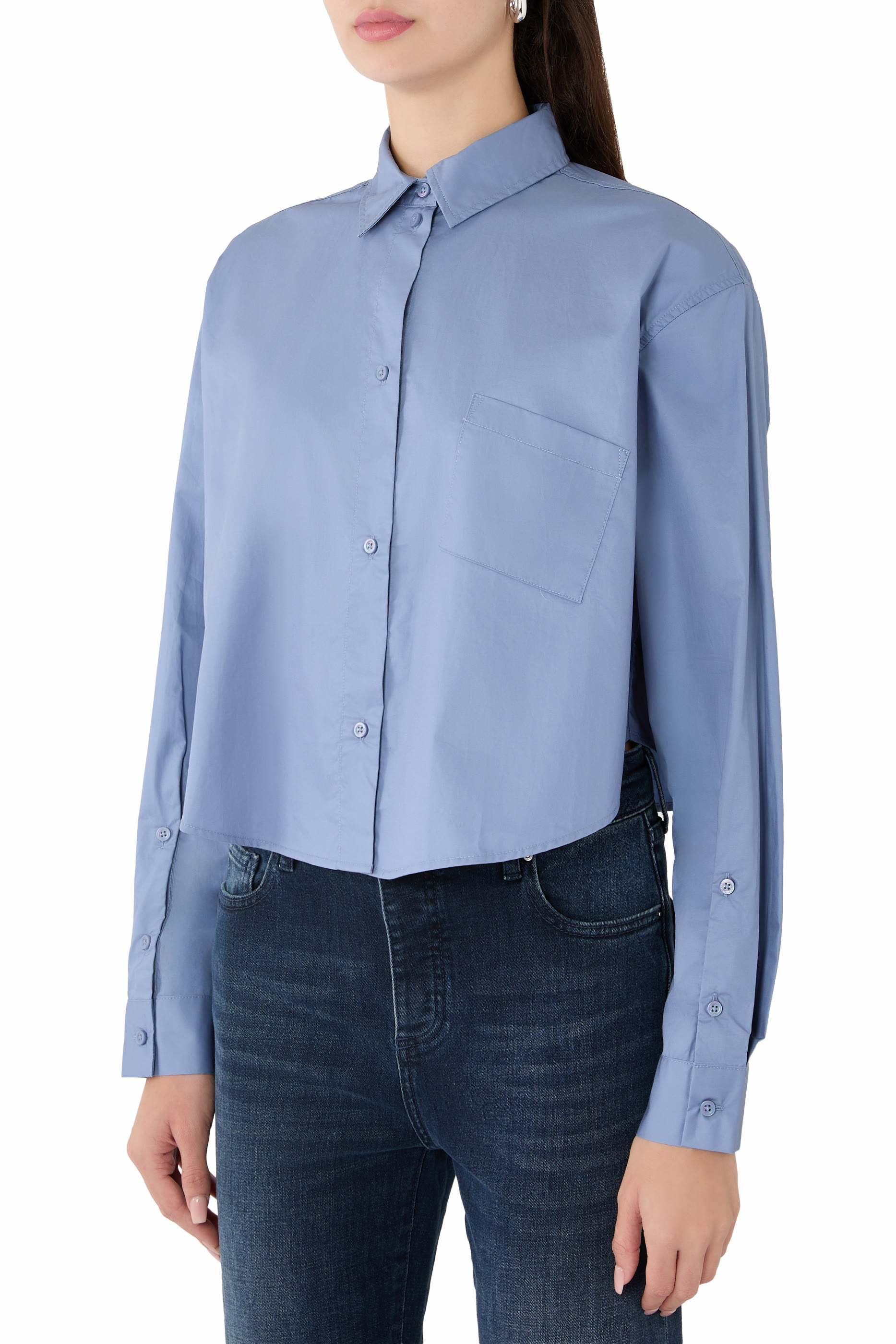 Chest Pocket Long Sleeves Shirt