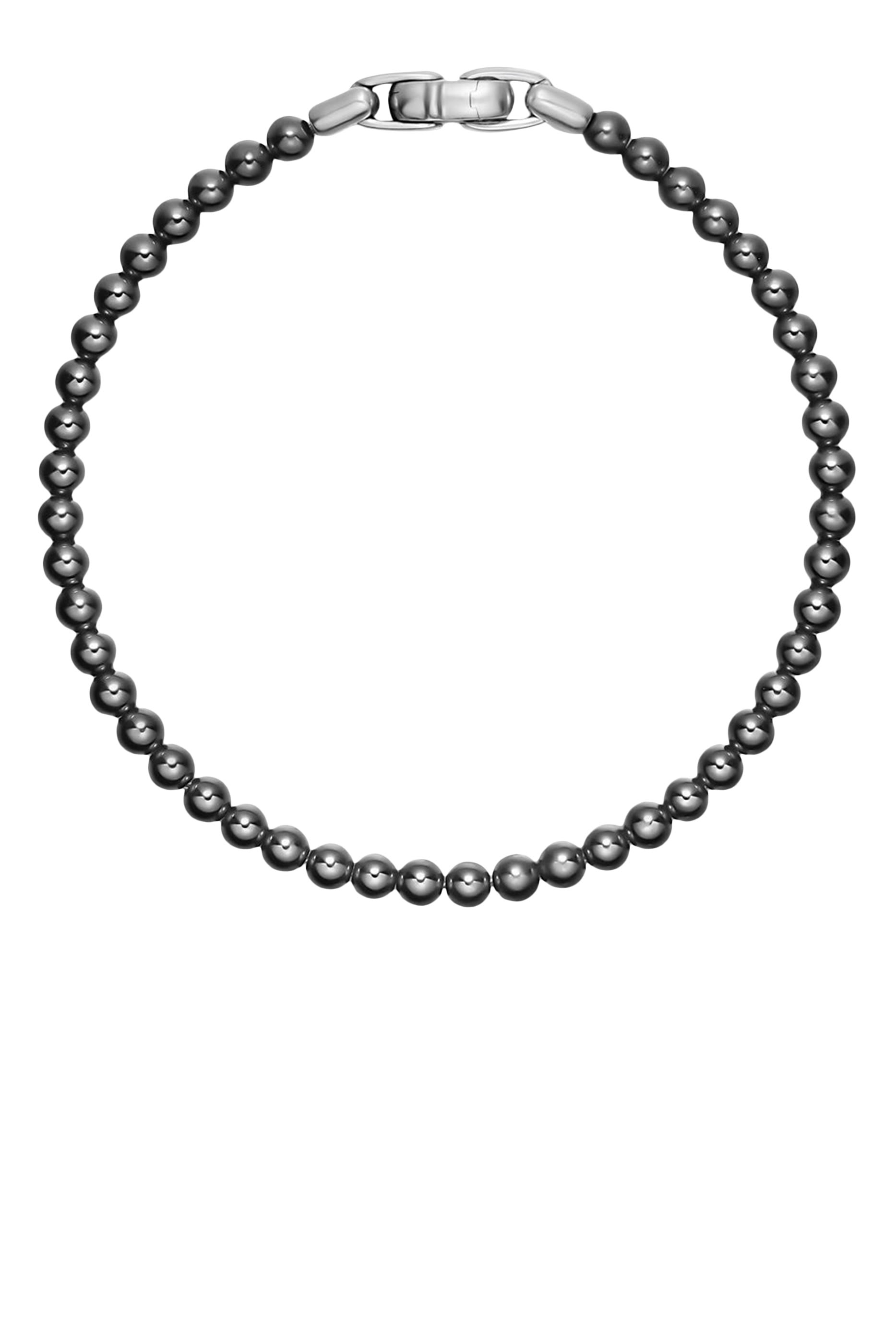 Spiritual Bracelet, Sterling Silver  Hematine