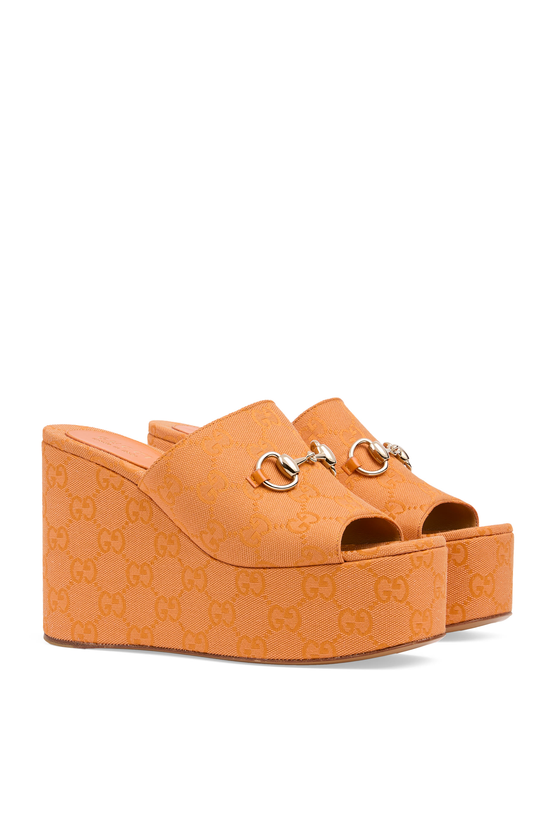 Wedge 105 Sandals with Horsebit