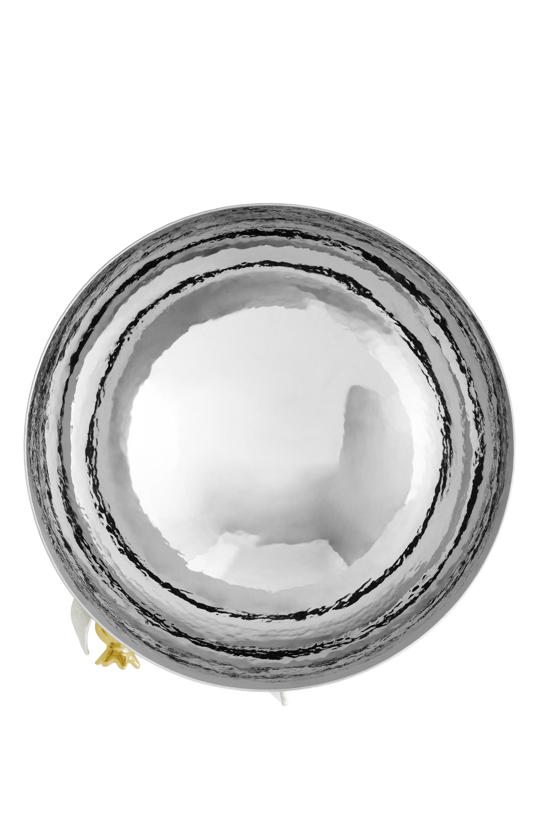 Pomegranate Silver  Gold Small Bowl