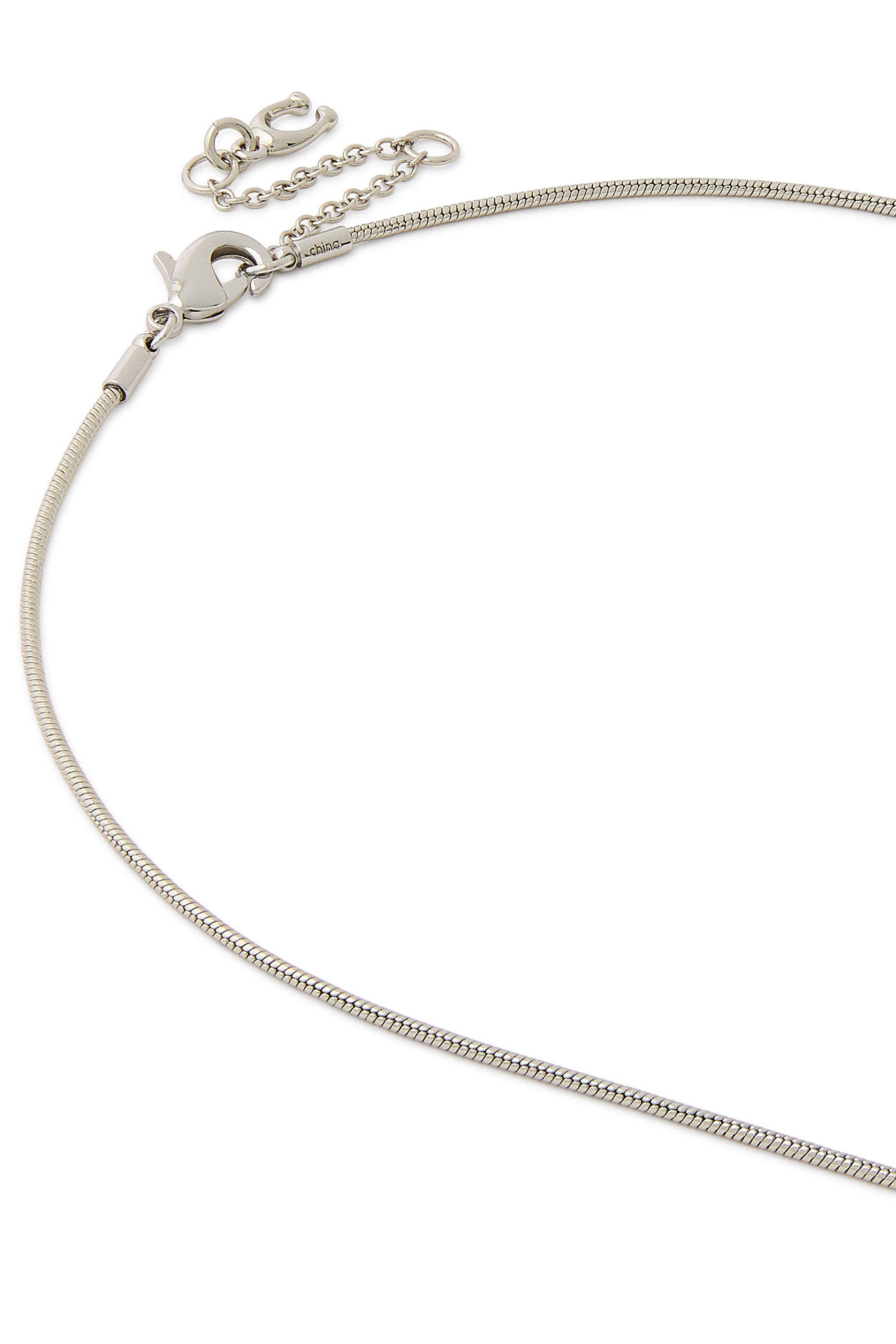 Cube Necklace, Brass