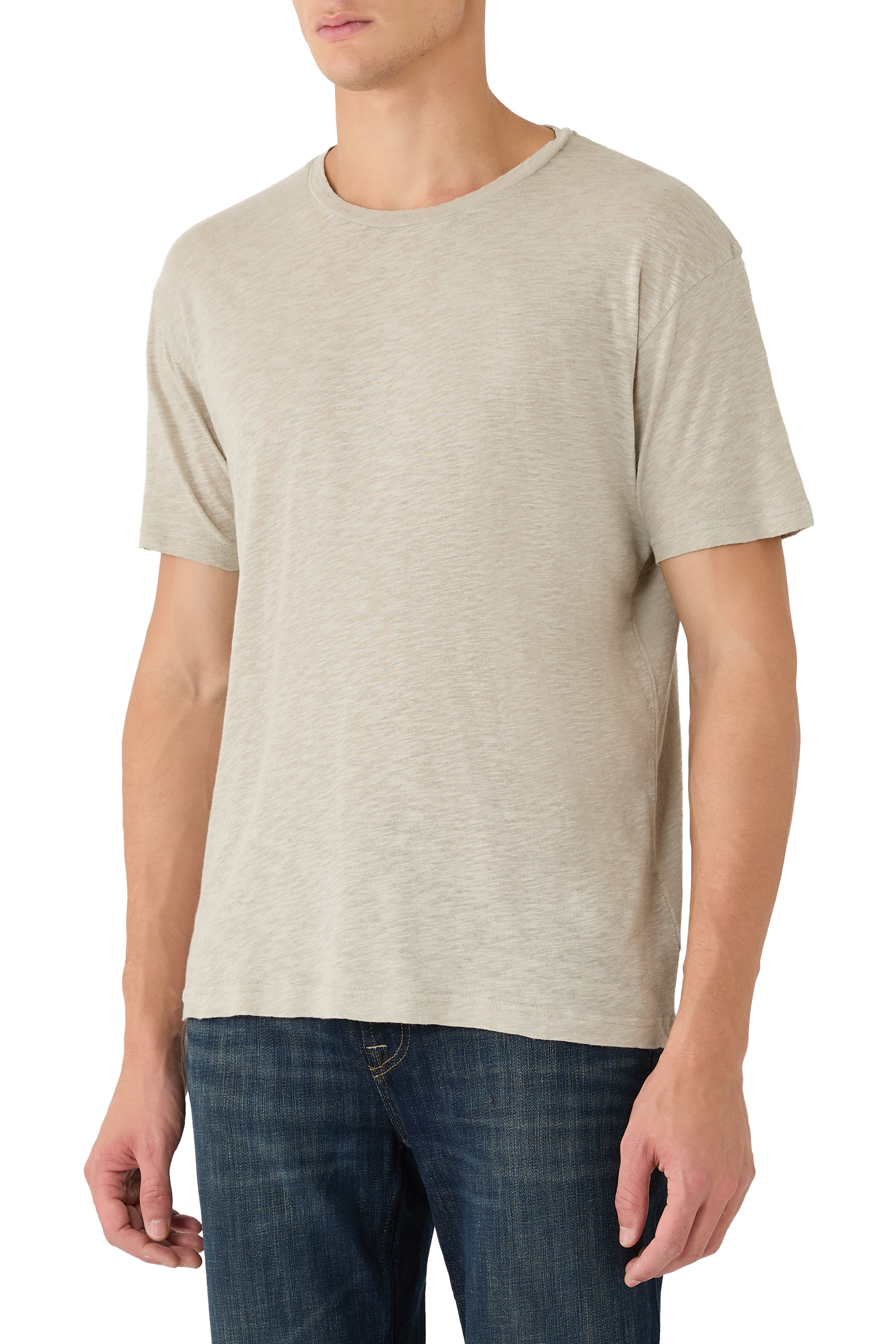 Cotton Linen T‑Shirt