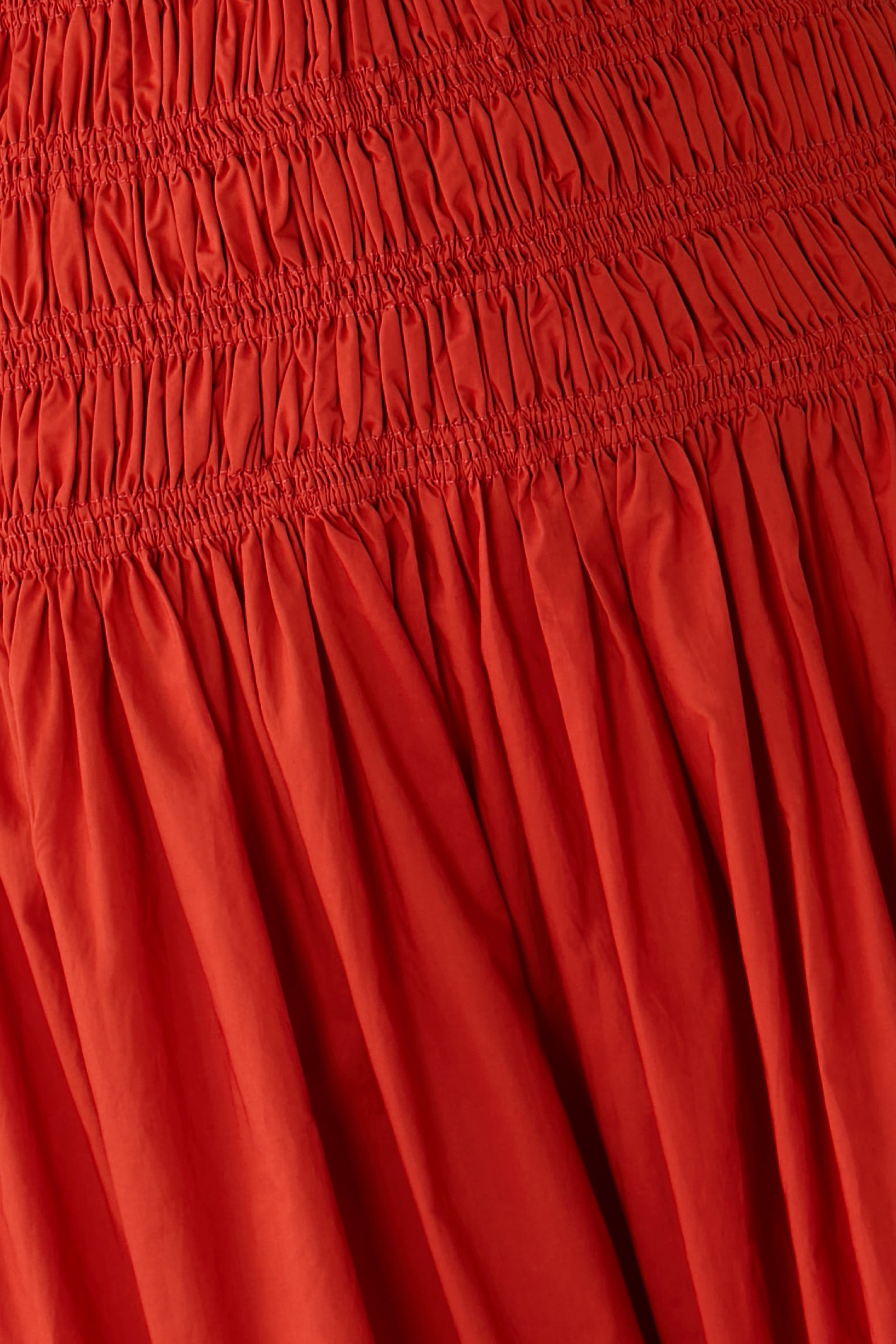 Shirred Drop Waist Dress