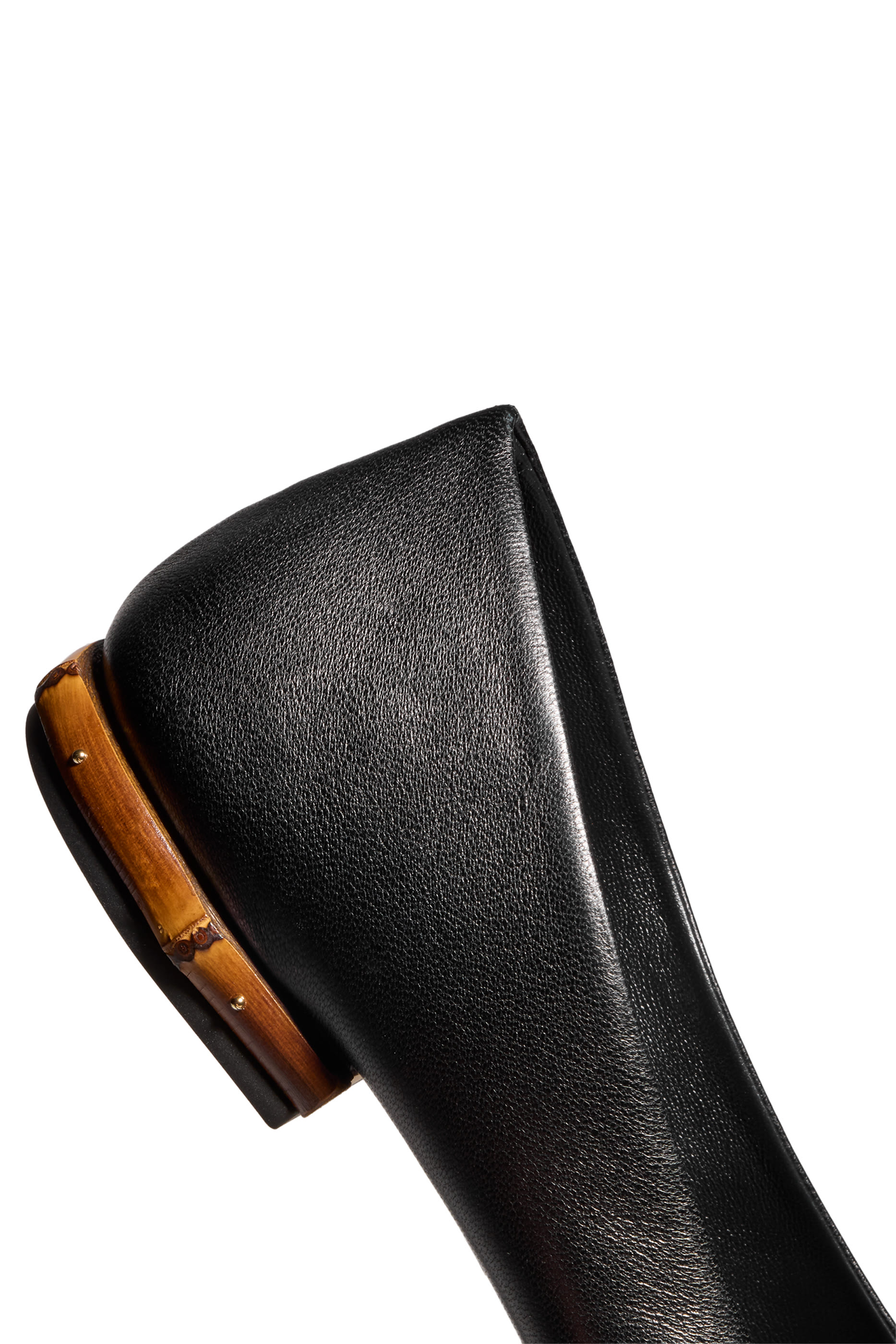 Bamboo-Heel Ballerinas