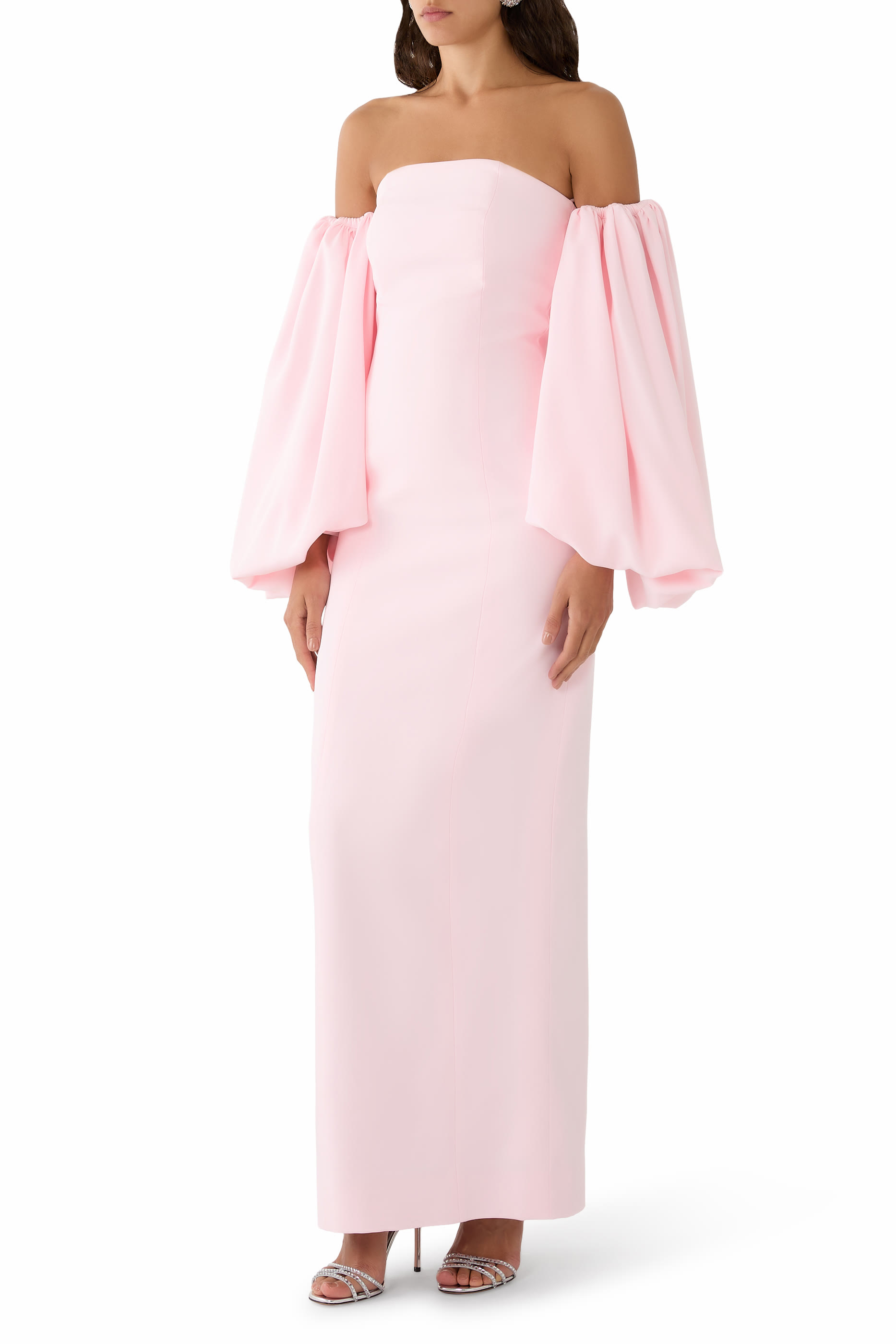 Signature Balloon Sleeve Gown 
