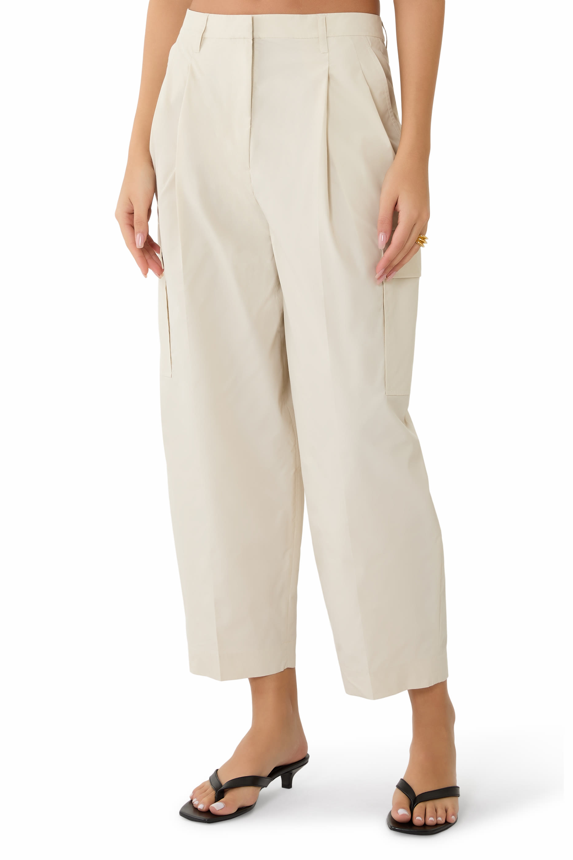 Poplin Cargo Pants 