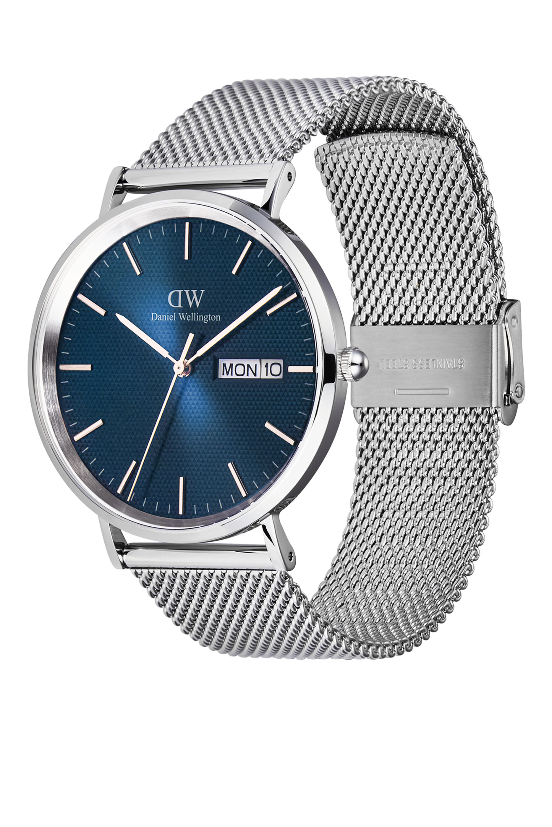Classic Day Display Sterling Arctic Watch, 40mm