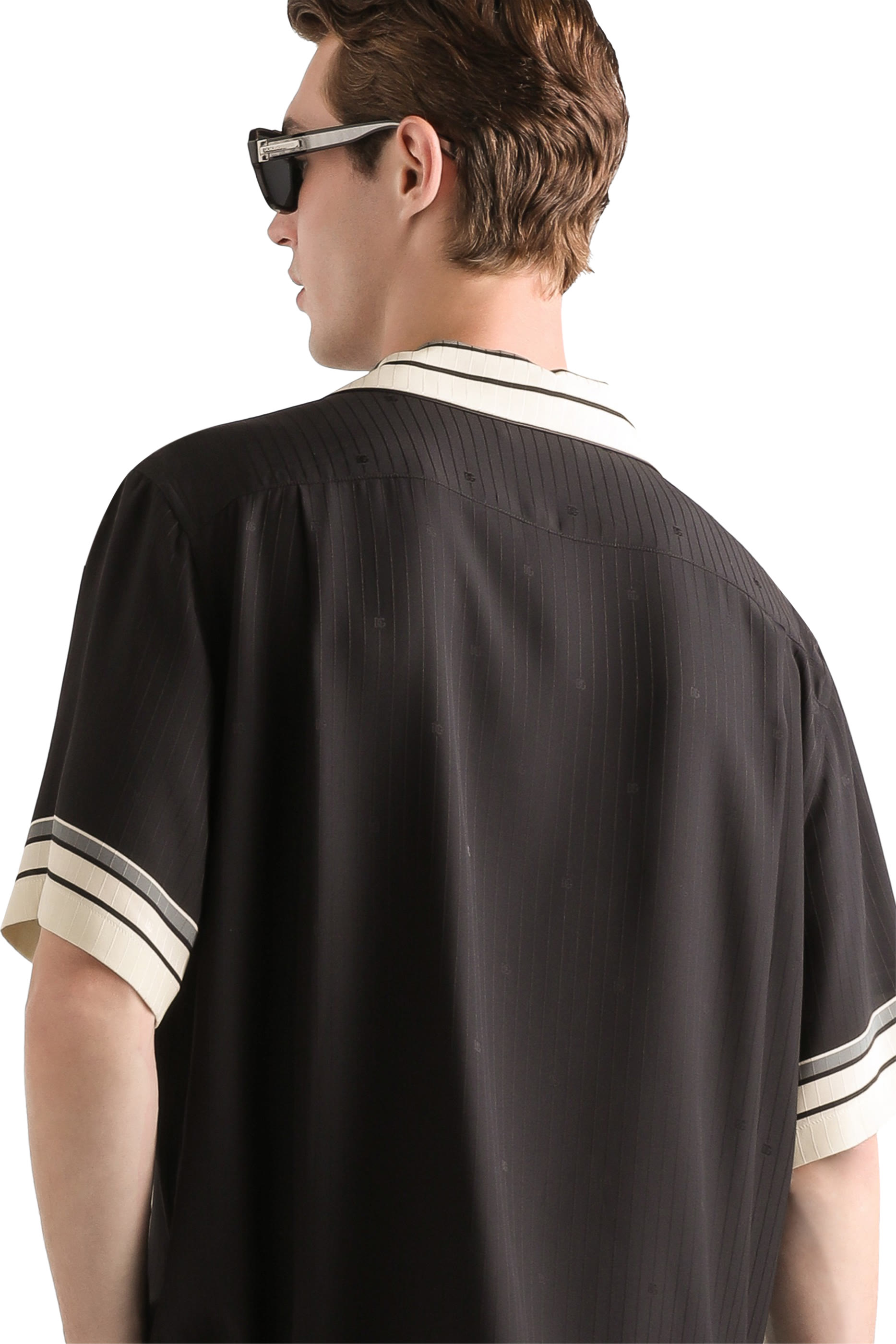 Logo  Stripe Hawaii Shirt